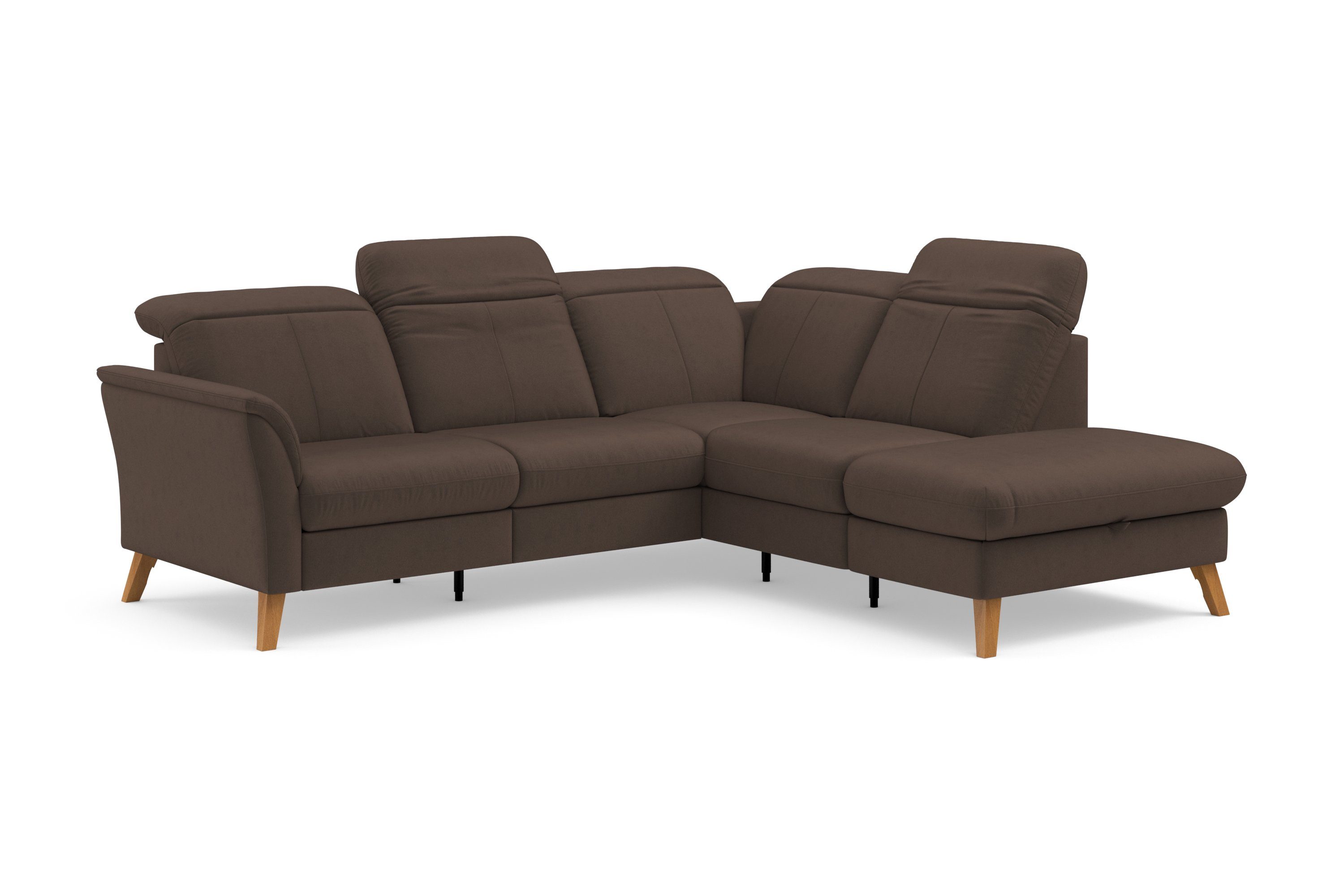 sit&more Hoekbank Romero L-vorm naar keuze met of zonder tv-functie, slaapfunctie, bedkist