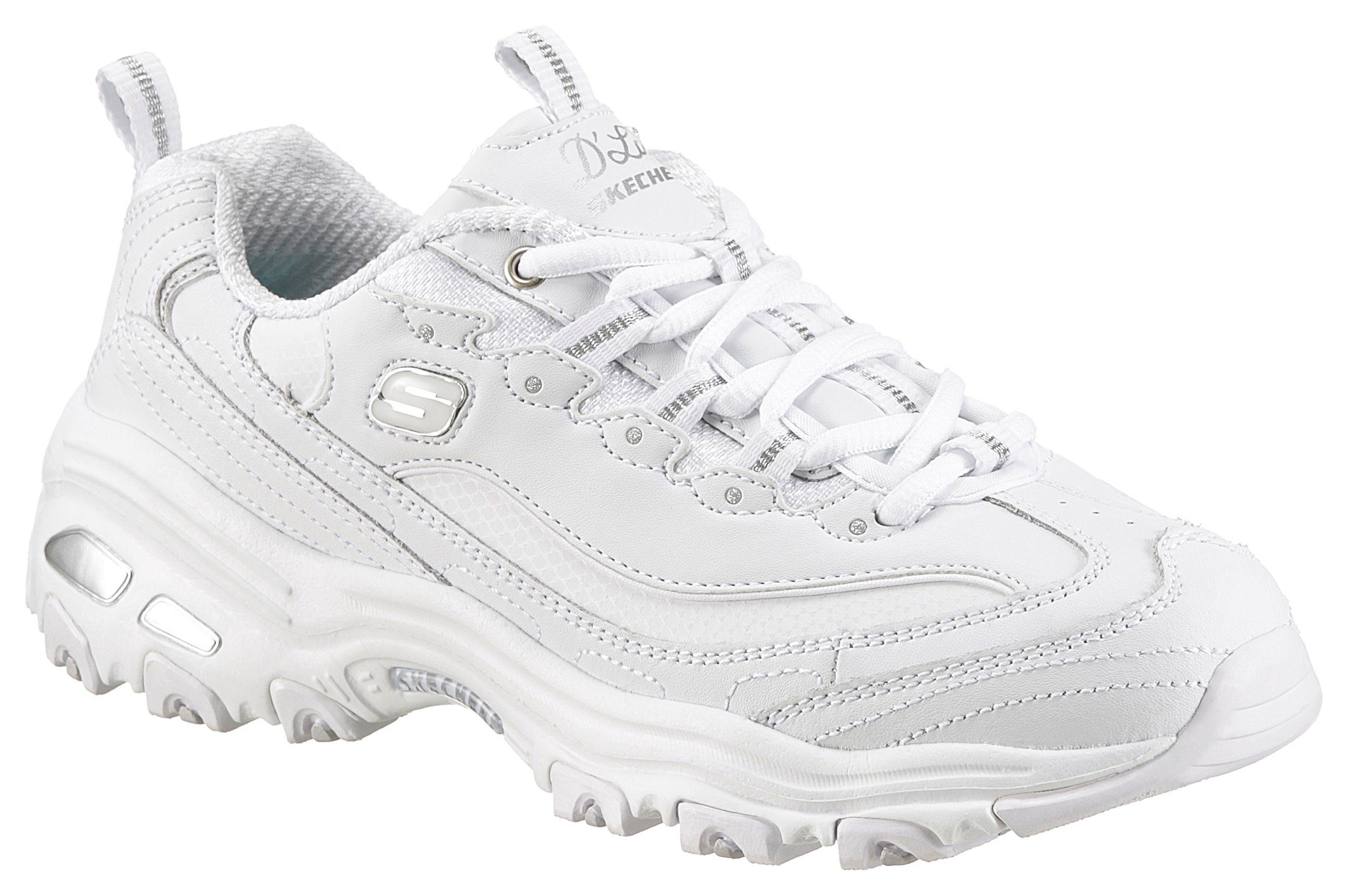Skechers Sneakers D´Lites-Fresh Start Vrijetijdsschoen, lage schoen, veterschoen met bio-dri-uitrusting