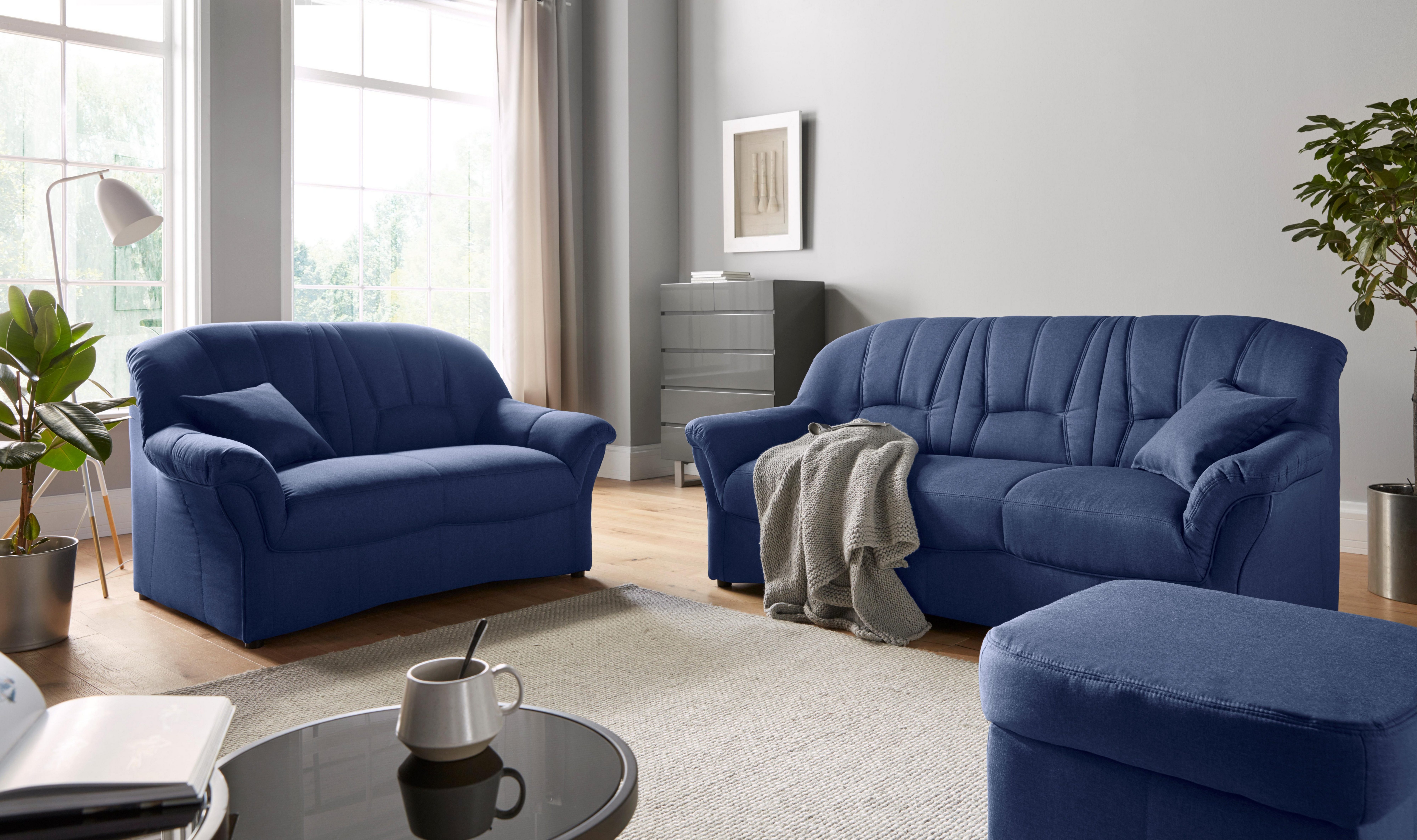 DOMO collection Zithoek Bahia Sitzbelastung 140 kg 3-zits & 2-zits set (set, 2-delig - 2-delig - 2-delig)