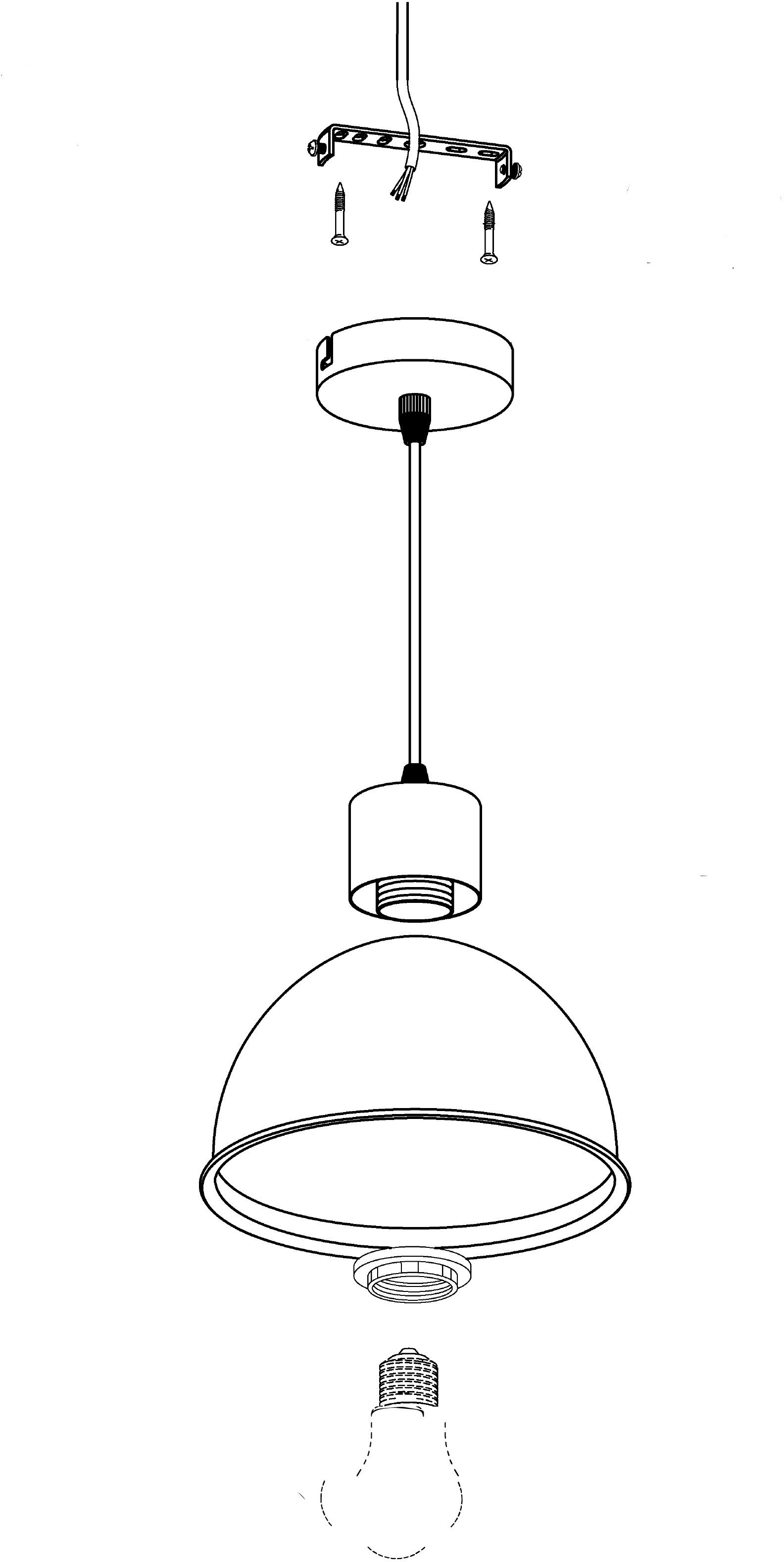 EGLO Hanglamp TRURO 1 hanglamp, eettafellamp, staal, zwart, koper, E27 Vintage hanglamp, Industrial, retro hanglamp, fitting: E27