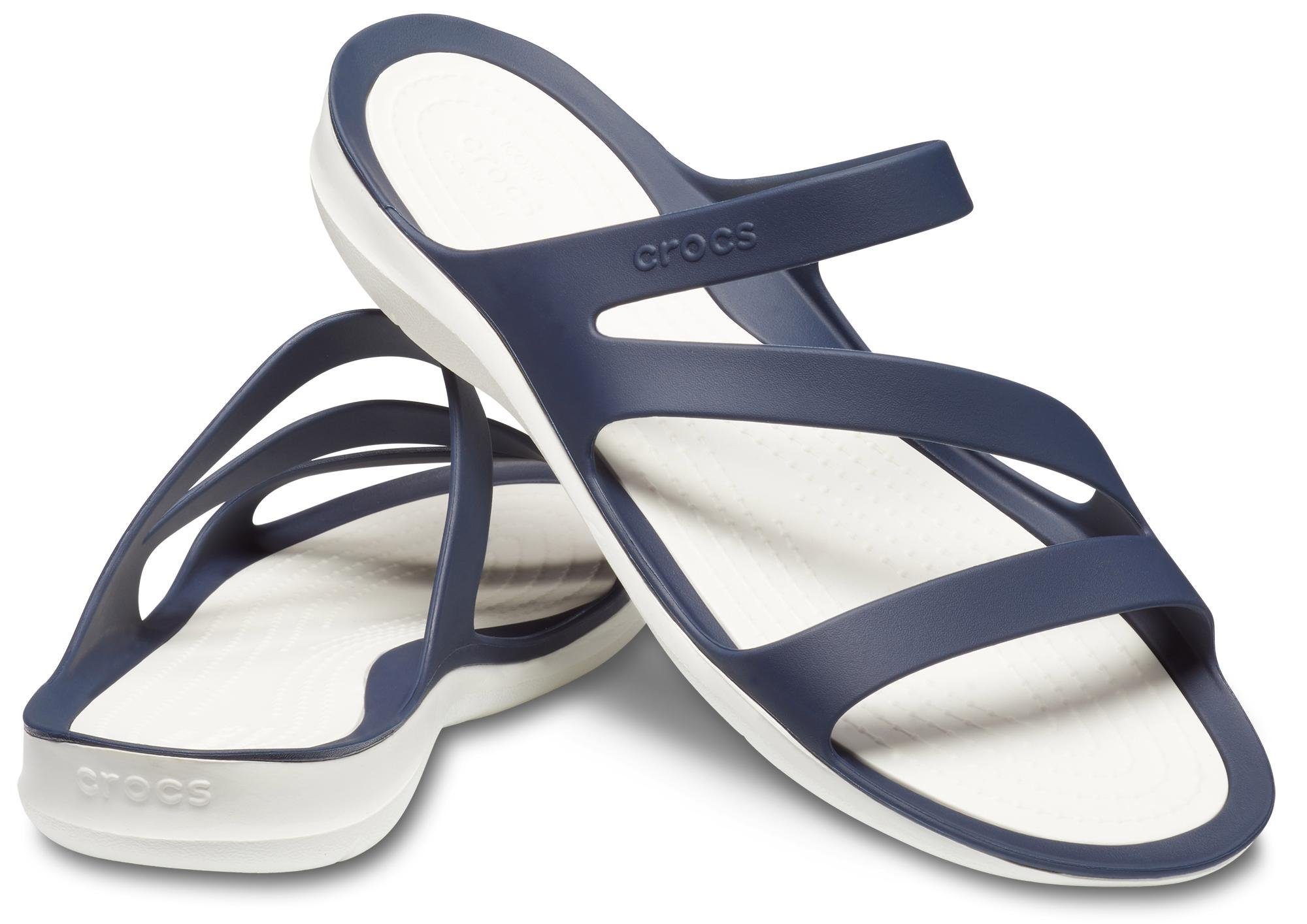 Crocs Badslippers Swiftwater Sandal , zomerschoen, badschoen, glijbaan, met noppen binnenzool