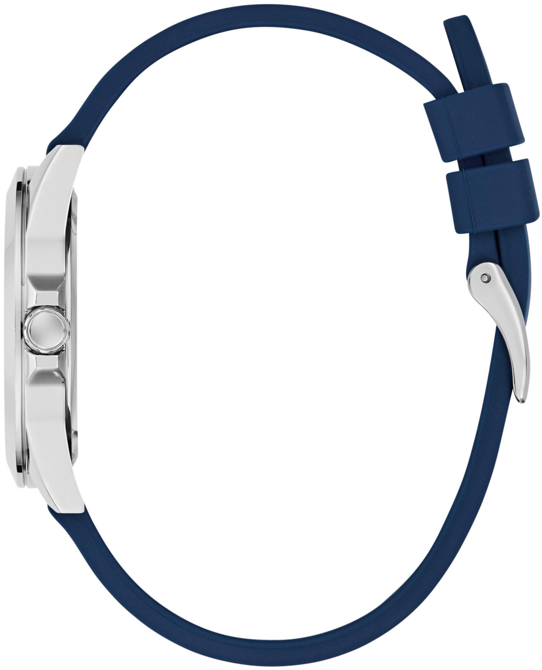 Guess Kwartshorloge MENAGERIE Horloge, dameshorloge, siliconen band, mineraalglas, analoog