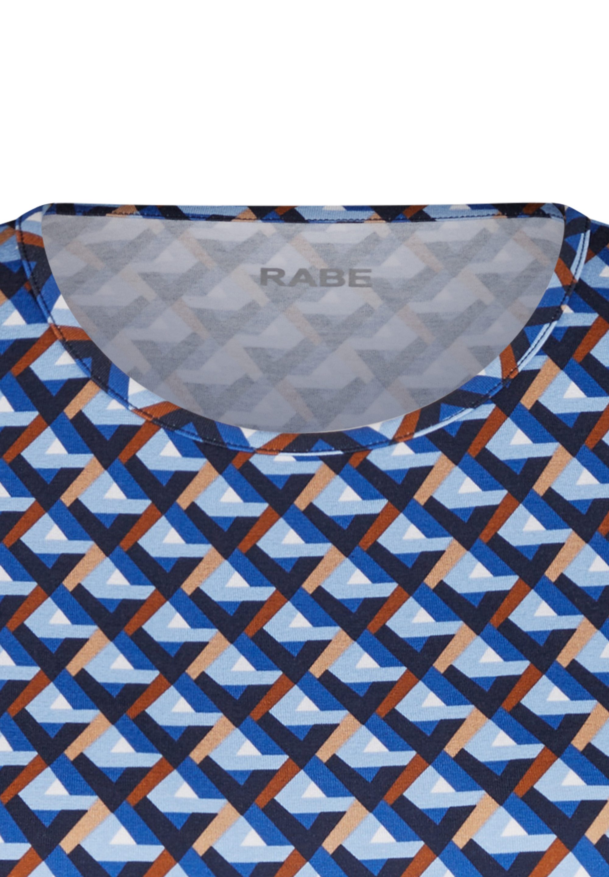 Rabe Shirt met 3/4 mouwen met grafisch patroon