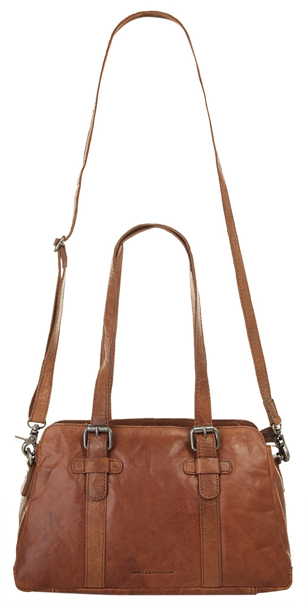 Spikes & Sparrow Tas echt leder