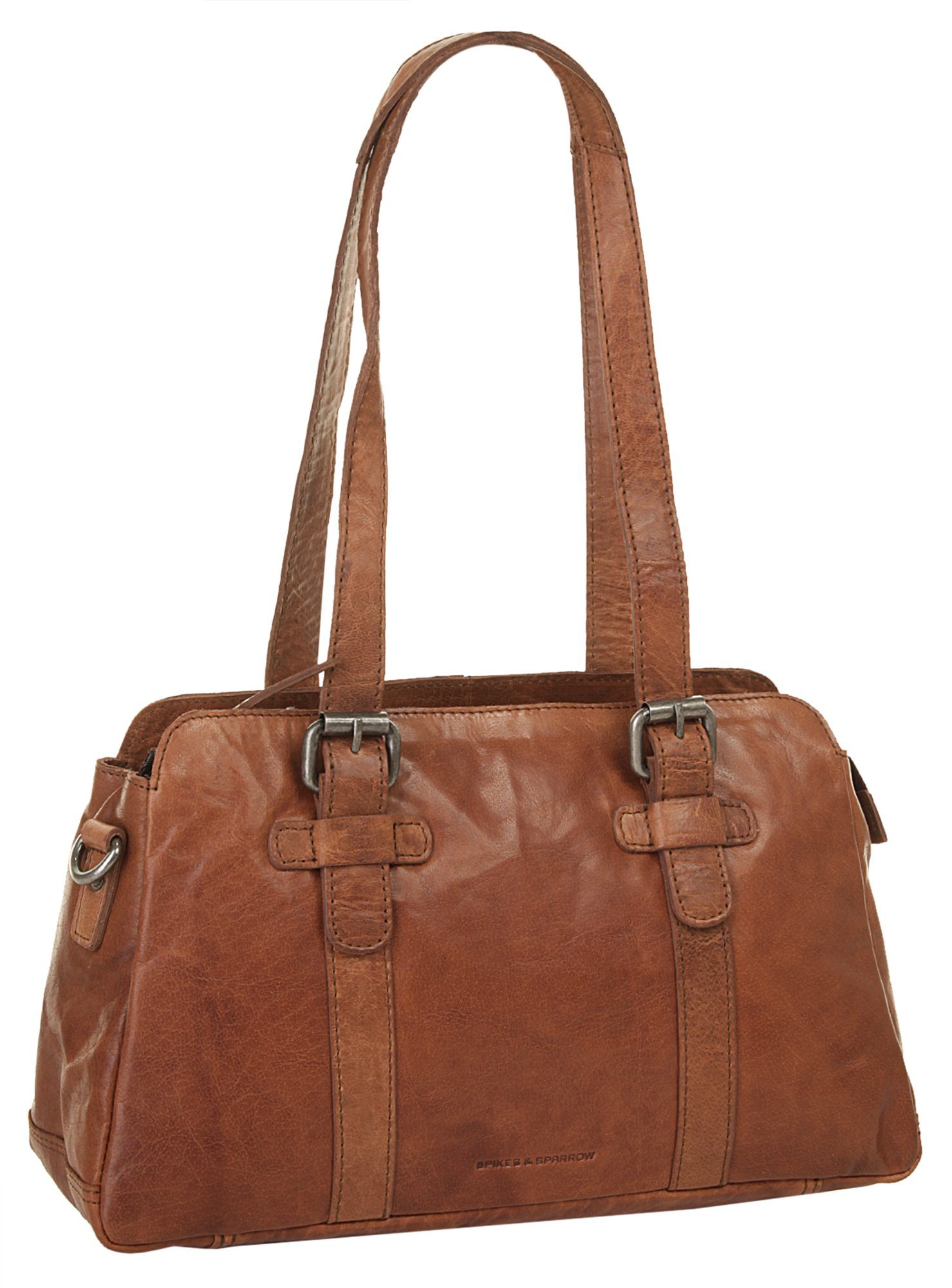 Spikes & Sparrow Tas echt leder
