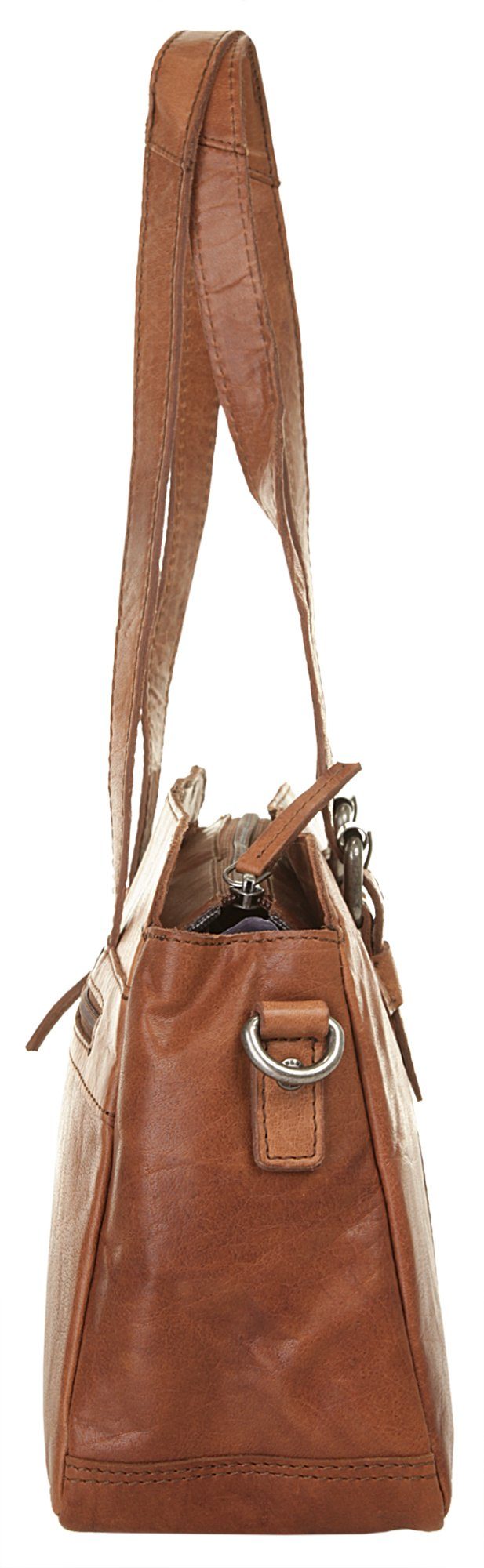 Spikes & Sparrow Tas echt leder