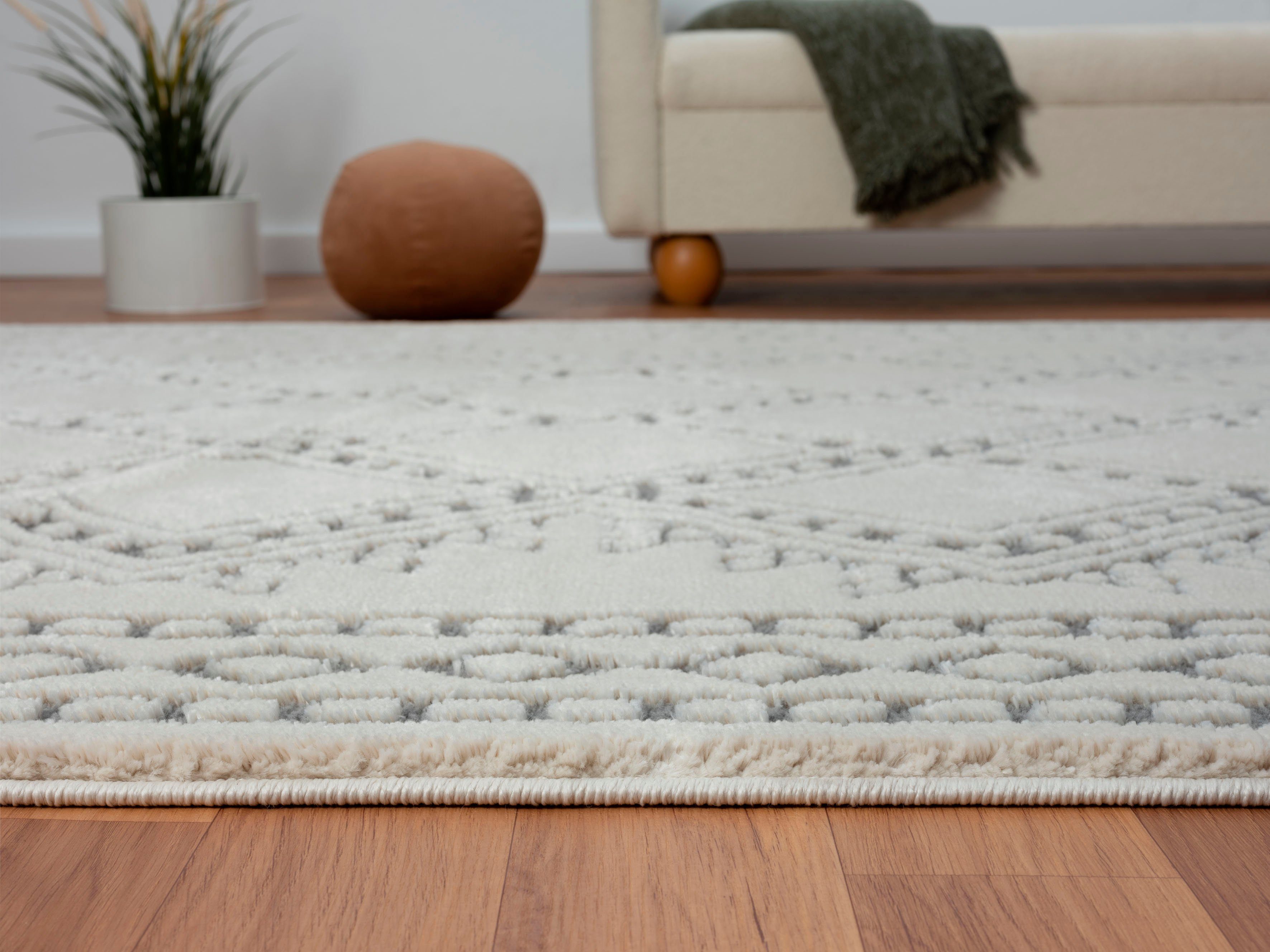 Myflair Möbel & Accessoires Hoogpolig vloerkleed Marokkaanse traditie voorraadopruiming modern, marokkaans ontwerp, fluffy zacht door hoogpolig