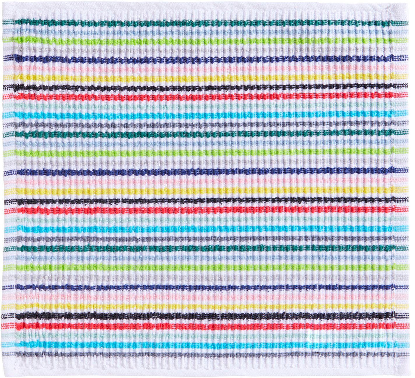 DDDDD Vaatdoek Festival, 30x30 cm, van 100% katoen met luxueuze ribstructuur en optimale vochtabsorptie (set, 4-delig)