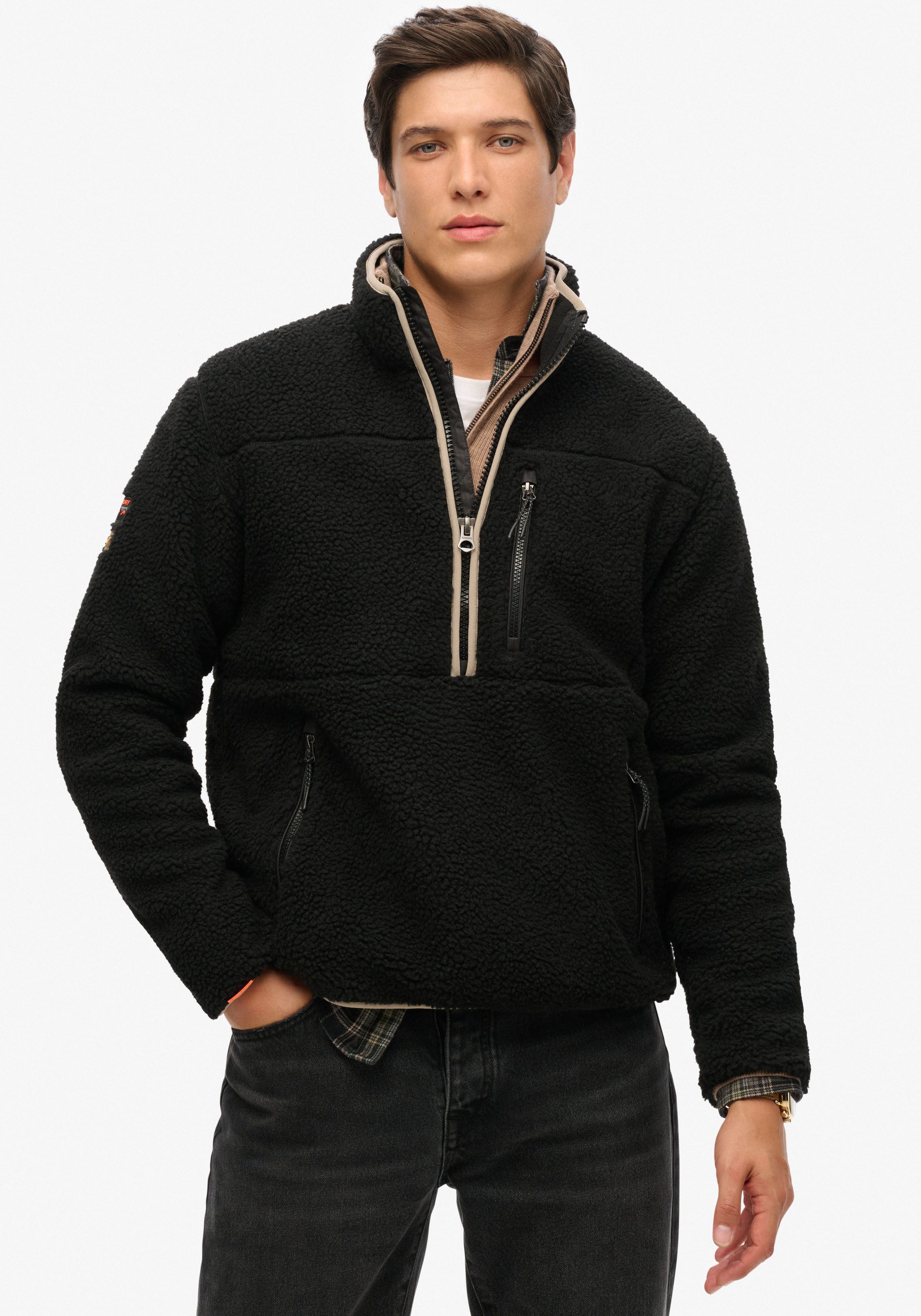 Superdry Fleecetrui OUTDOOR FLEECE HALF ZIP