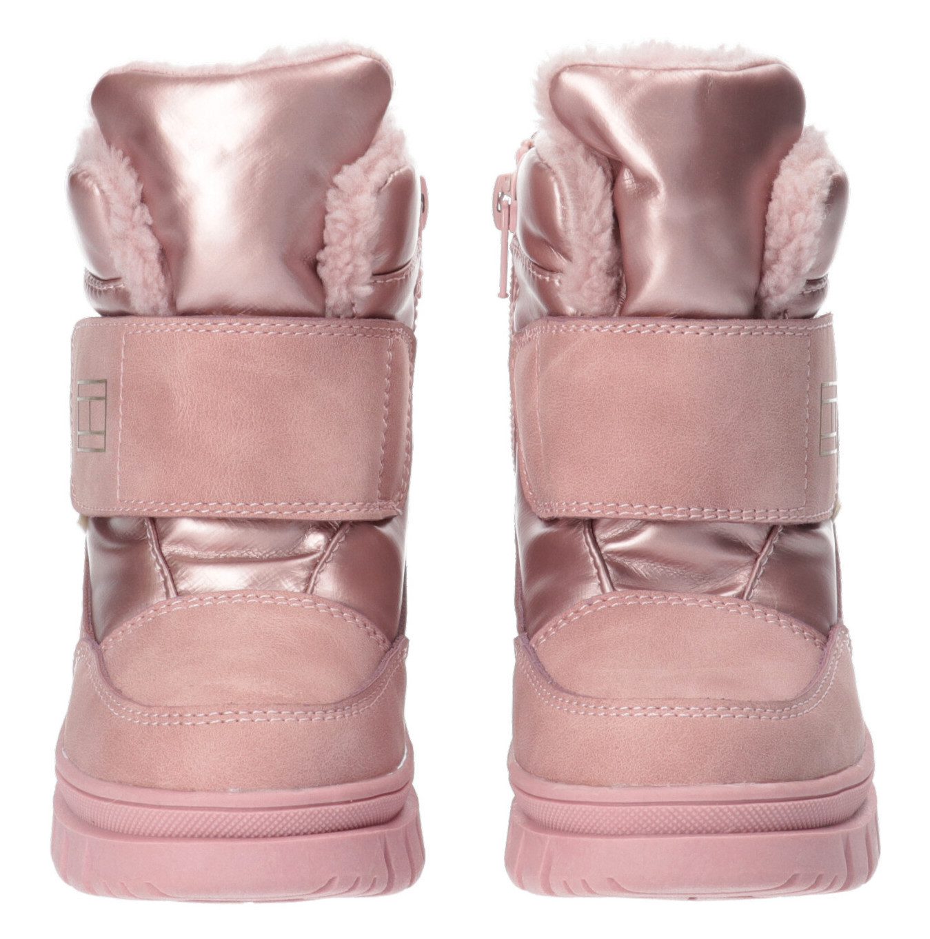 Tommy Hilfiger Snowboots , winterlaarzen, klittenbandlaarzen met logo-opdruk op de zool