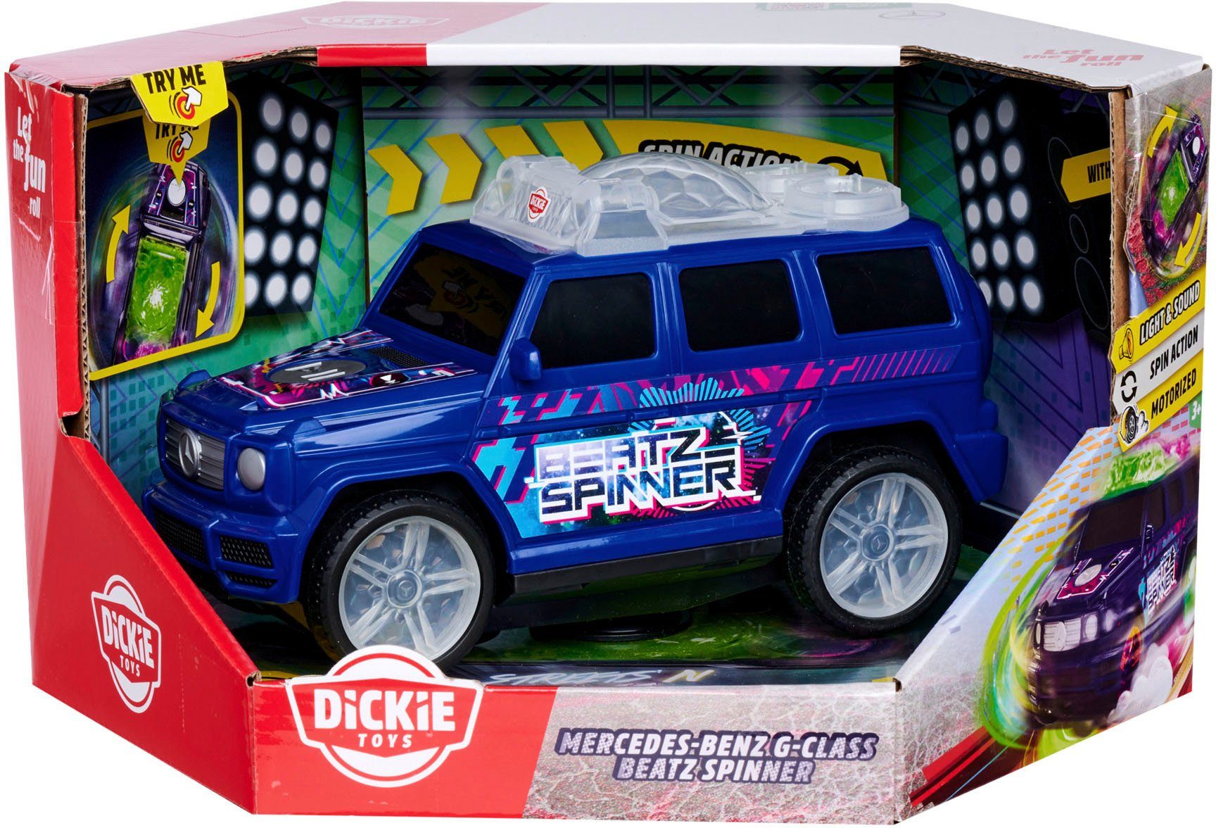 Dickie Toys Speelgoedauto STREETS N BEATZ, Mercedes-Benz G-Class Beat Spinner