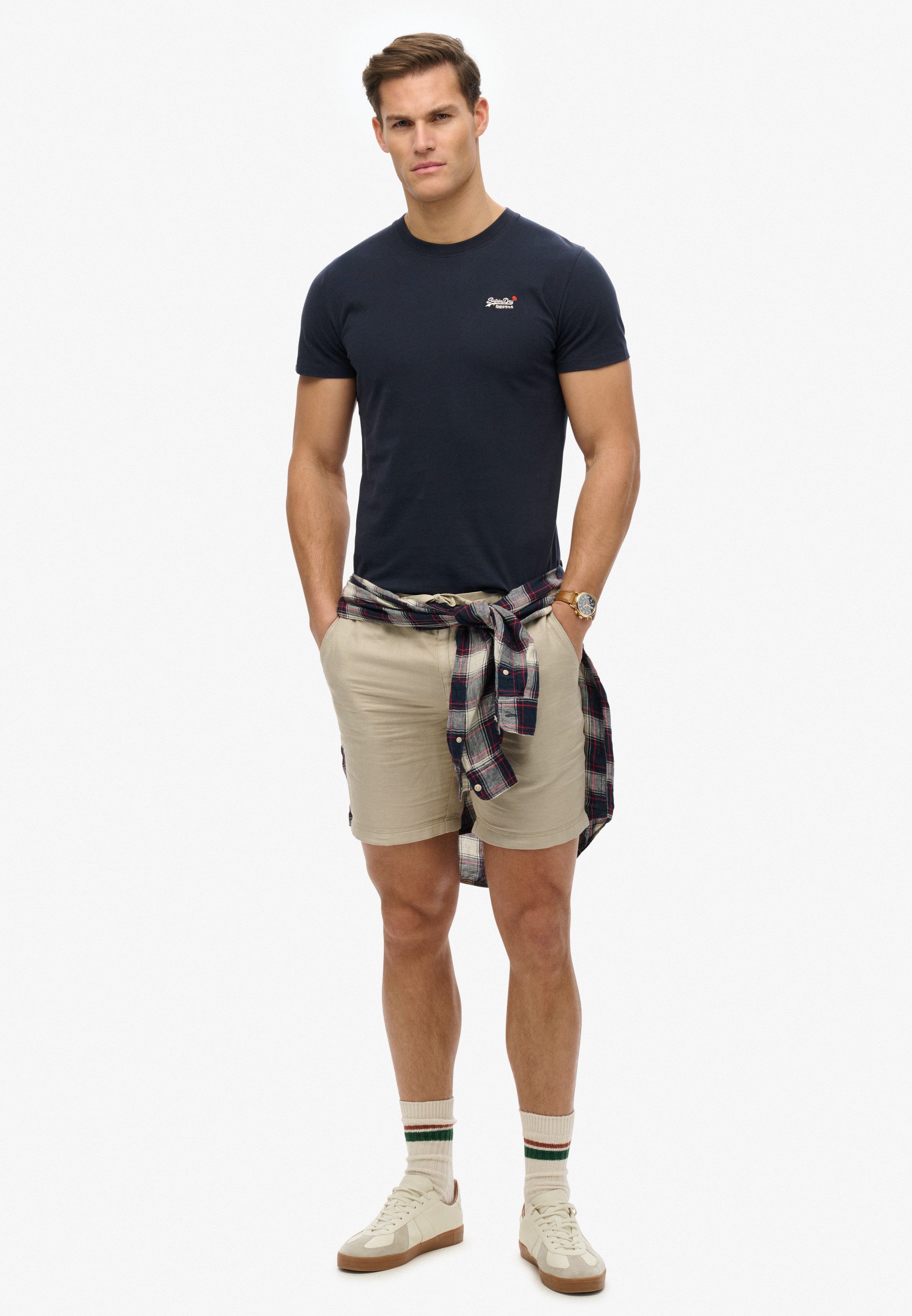 Superdry Shirt met ronde hals ESSENTIAL CONTRAST EMB TEE