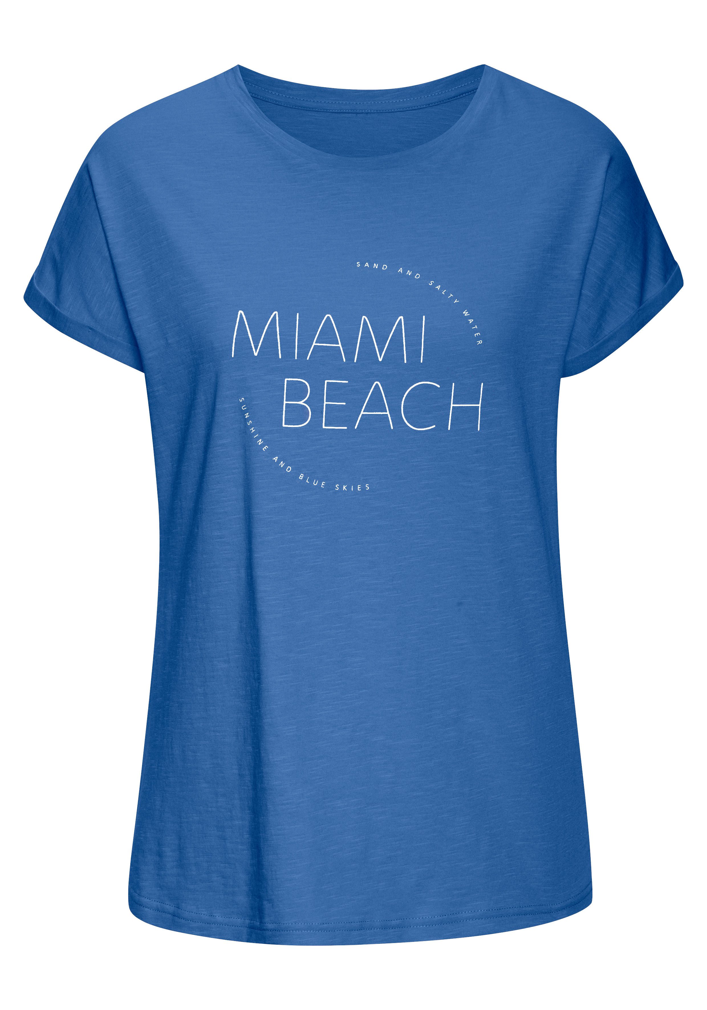 Vivance T-shirt Met modieuze frontprint in een zachte katoenkwaliteit