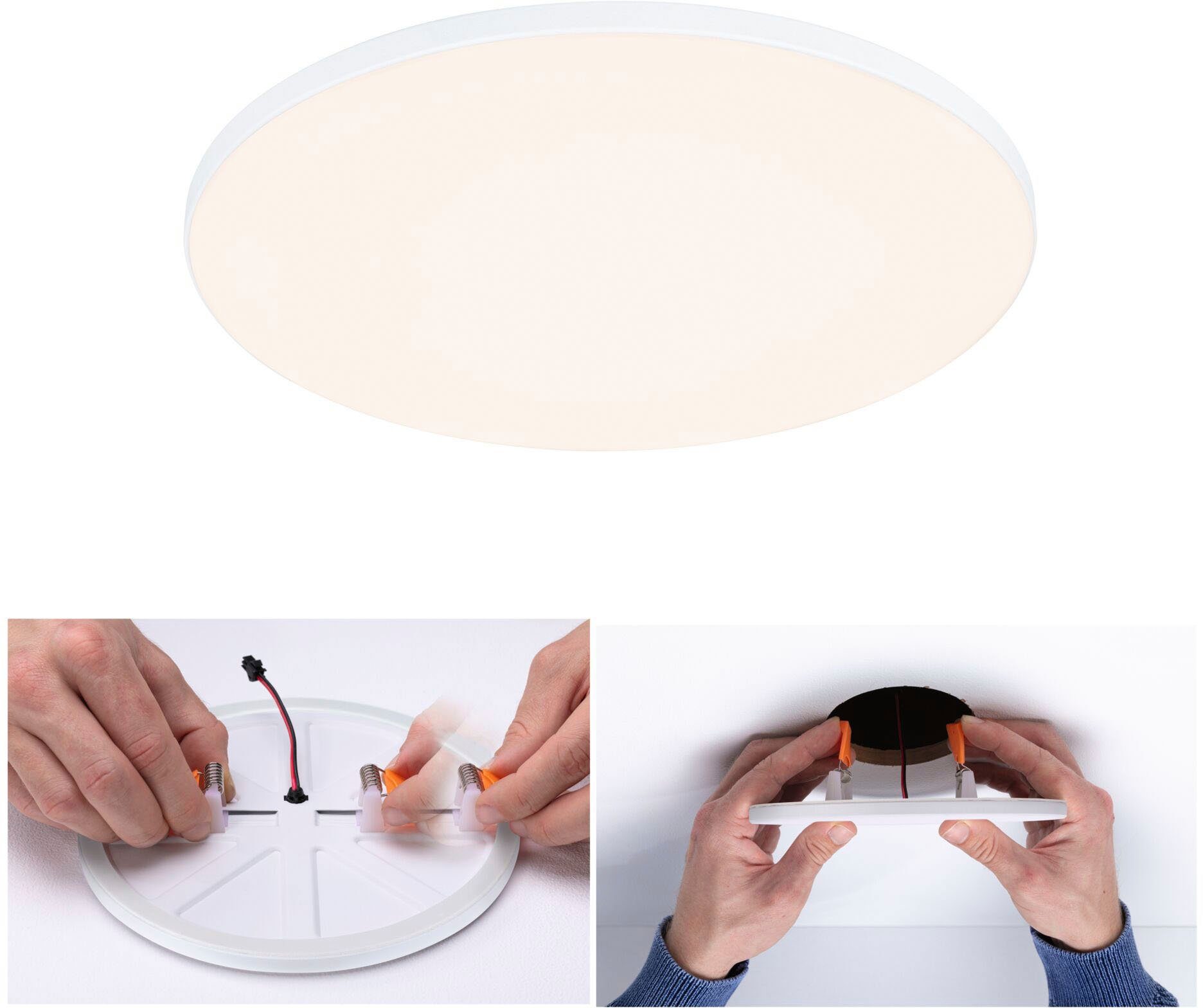 Paulmann Ledinbouwlamp Veluna VariFit Edge IP44 rond 200mm 1500lm 3000K Wit dimbaar (1 stuk)