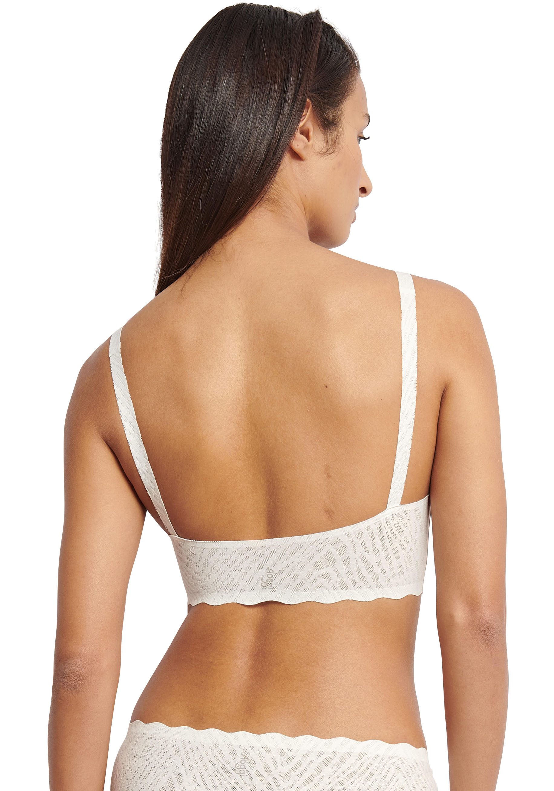 Sloggi Bustier ZERO Feel Bliss Top naadloos met kantlook (set, 1-delig)