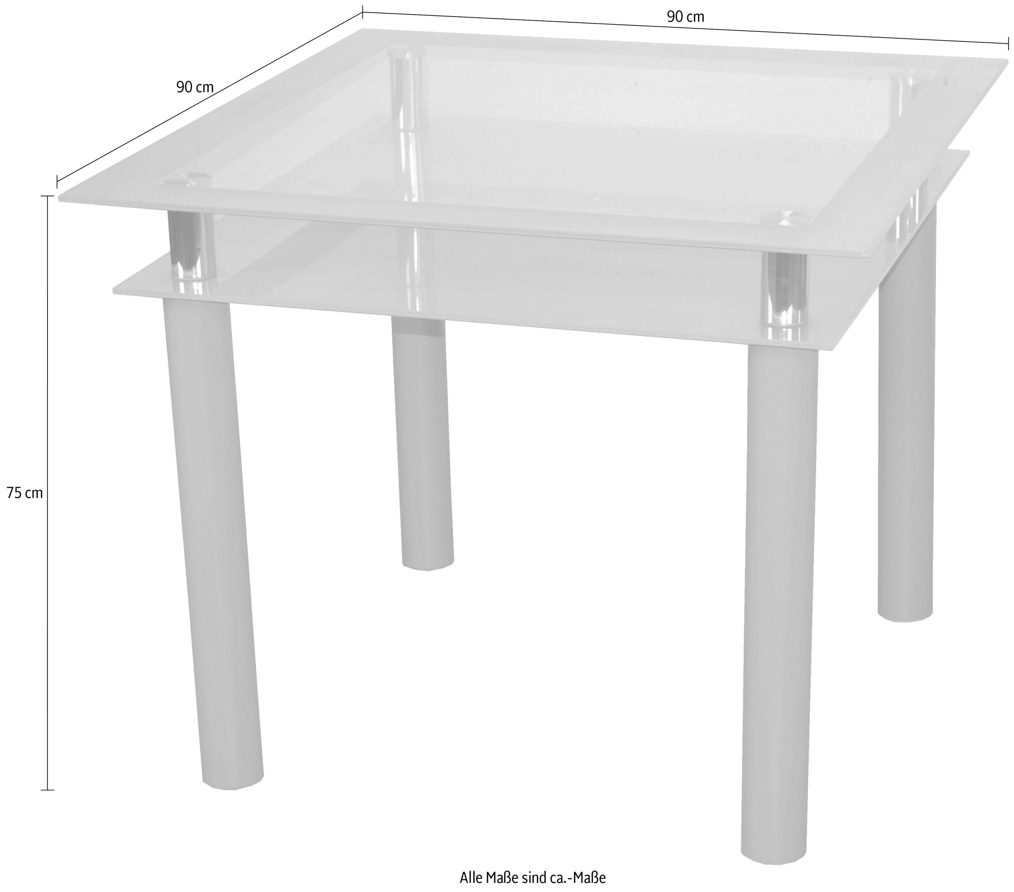 INOSIGN Eettafel Tom Breedte 90-130 cm