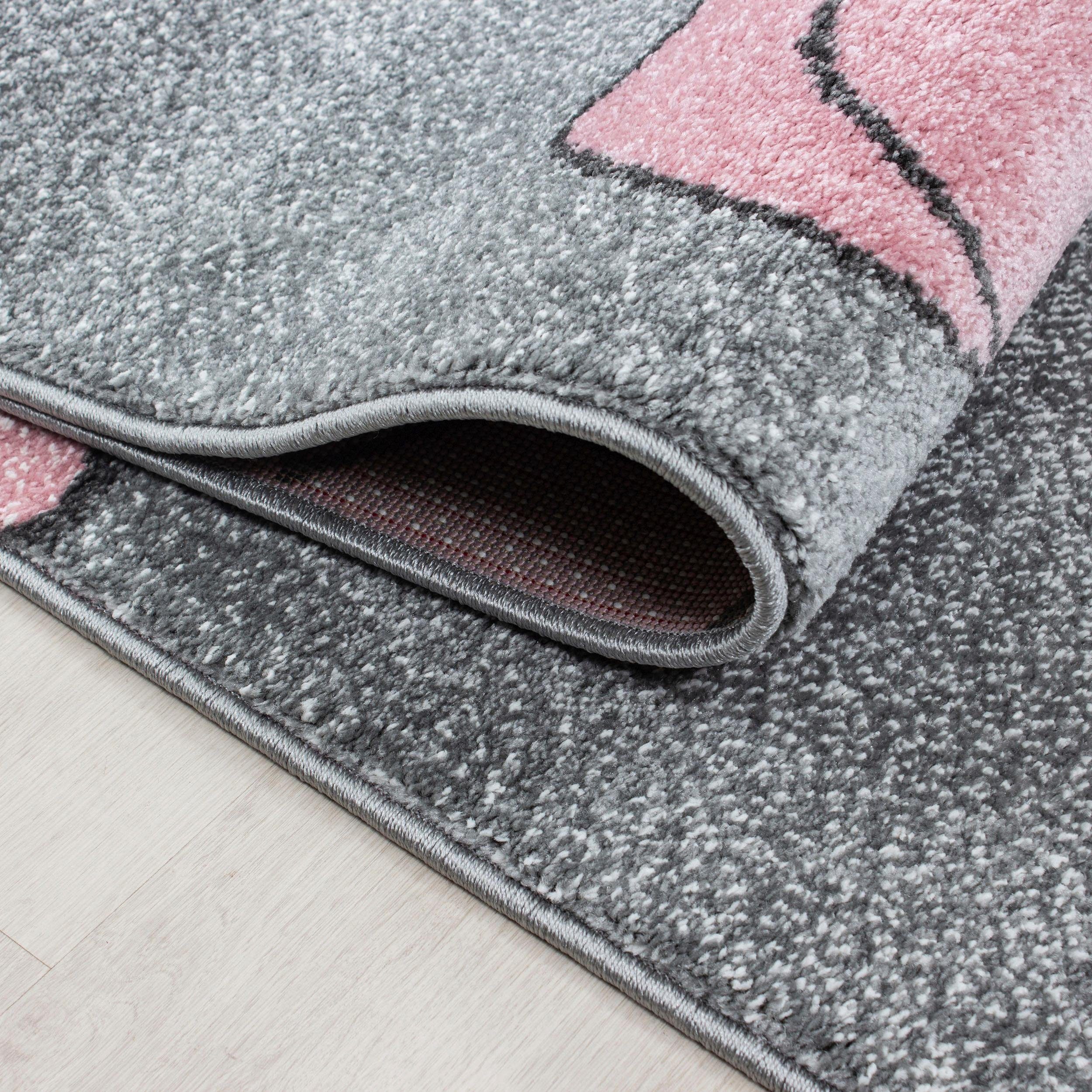 Ayyildiz Teppiche Kindervloerkleed Kids 580 ook in rond, teddybeer, sterren ontwerp, kortpolig