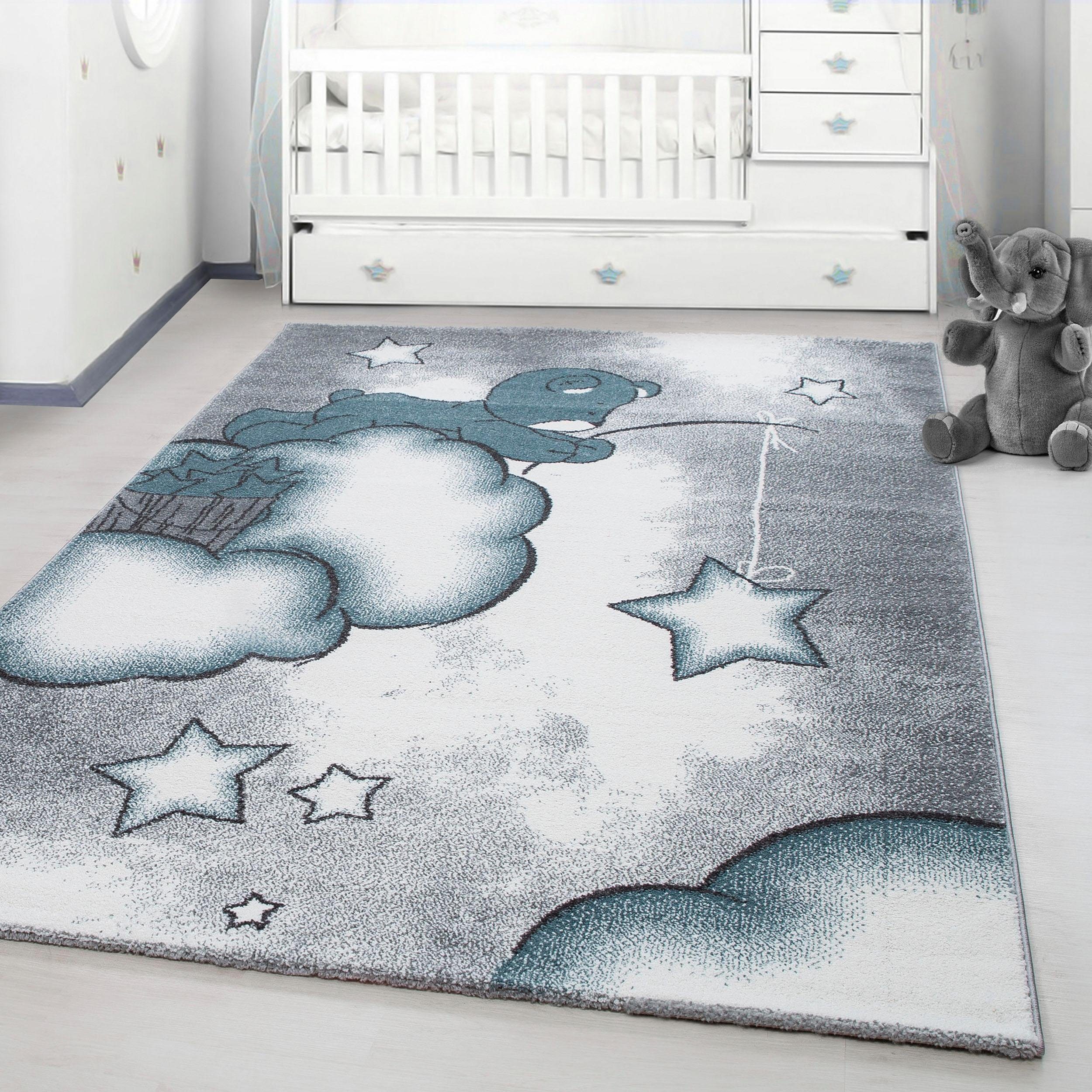 Ayyildiz Teppiche Kindervloerkleed Kids 580 ook in rond, teddybeer, sterren ontwerp, kortpolig
