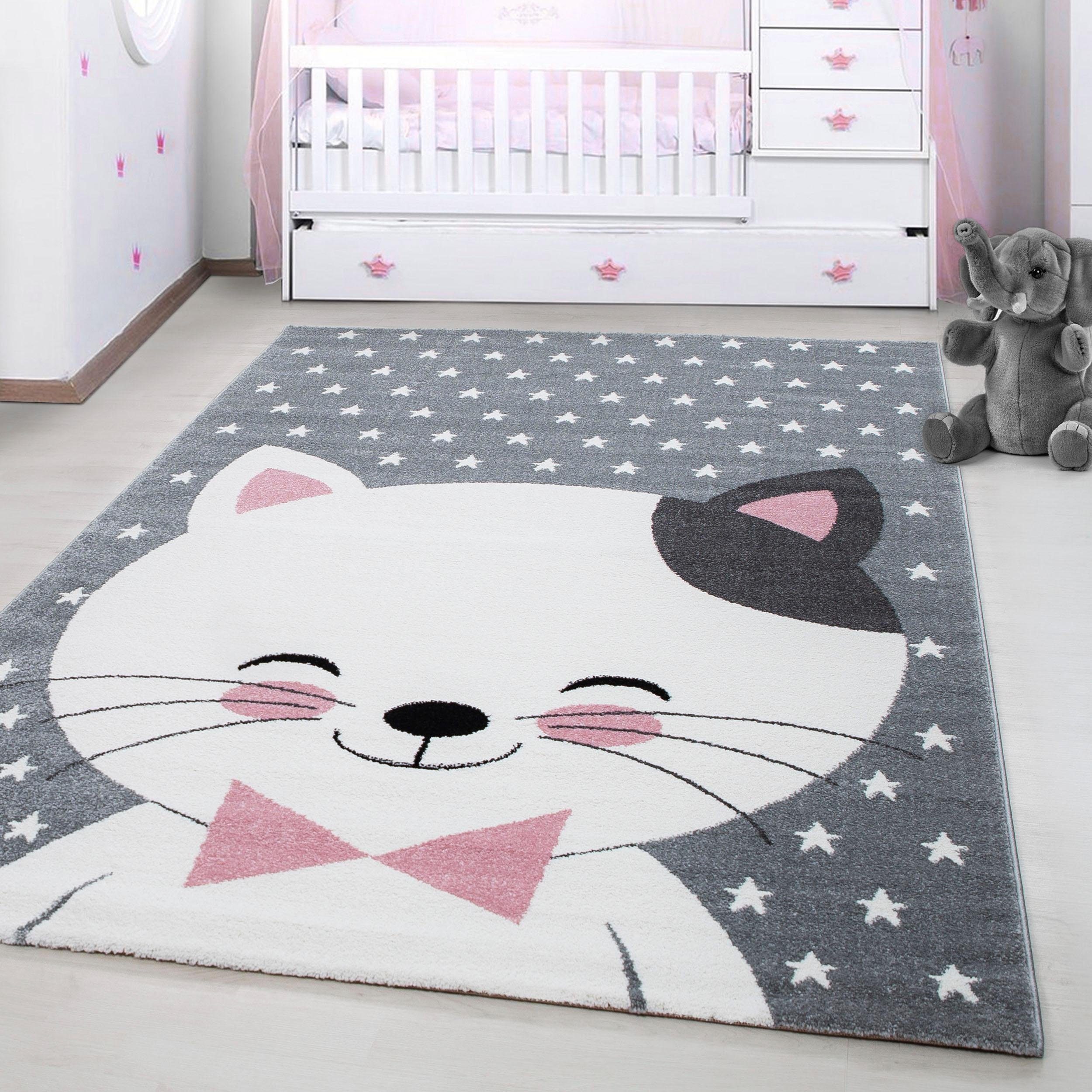 Ayyildiz Teppiche Kindervloerkleed Kids 550 ook in rond, dierenmotief, kortpolig