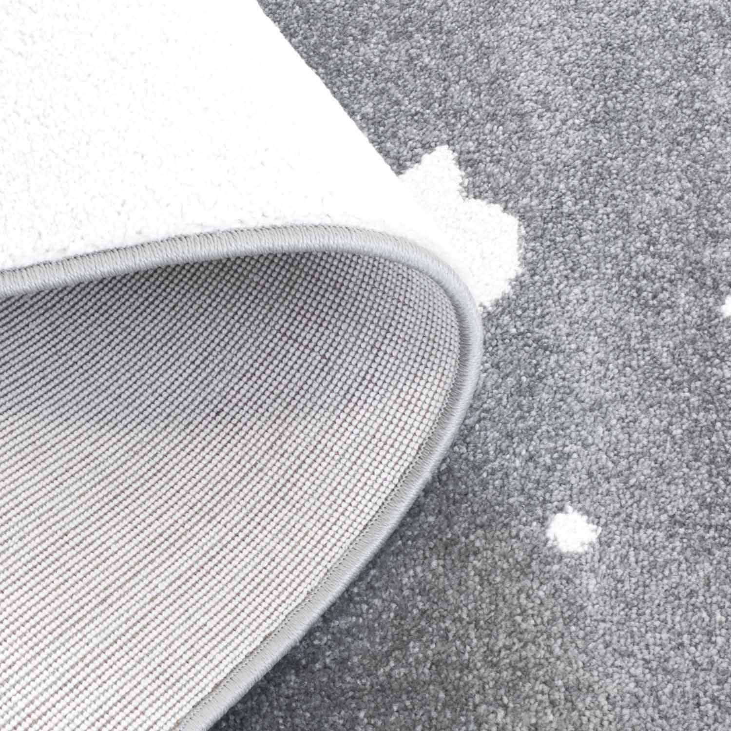 Carpet City Kindervloerkleed Bueno Kids 1314 Speelkleed, maan, 3D-effect, zachte pool, gemakkelijk in onderhoud