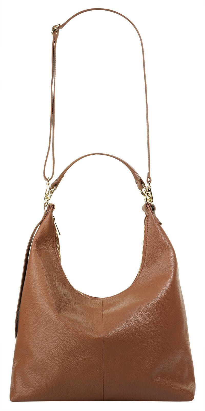 Samantha Look Shopper Made in Italy, Grote handtas met smartphonevak, schoudertas met draagriem