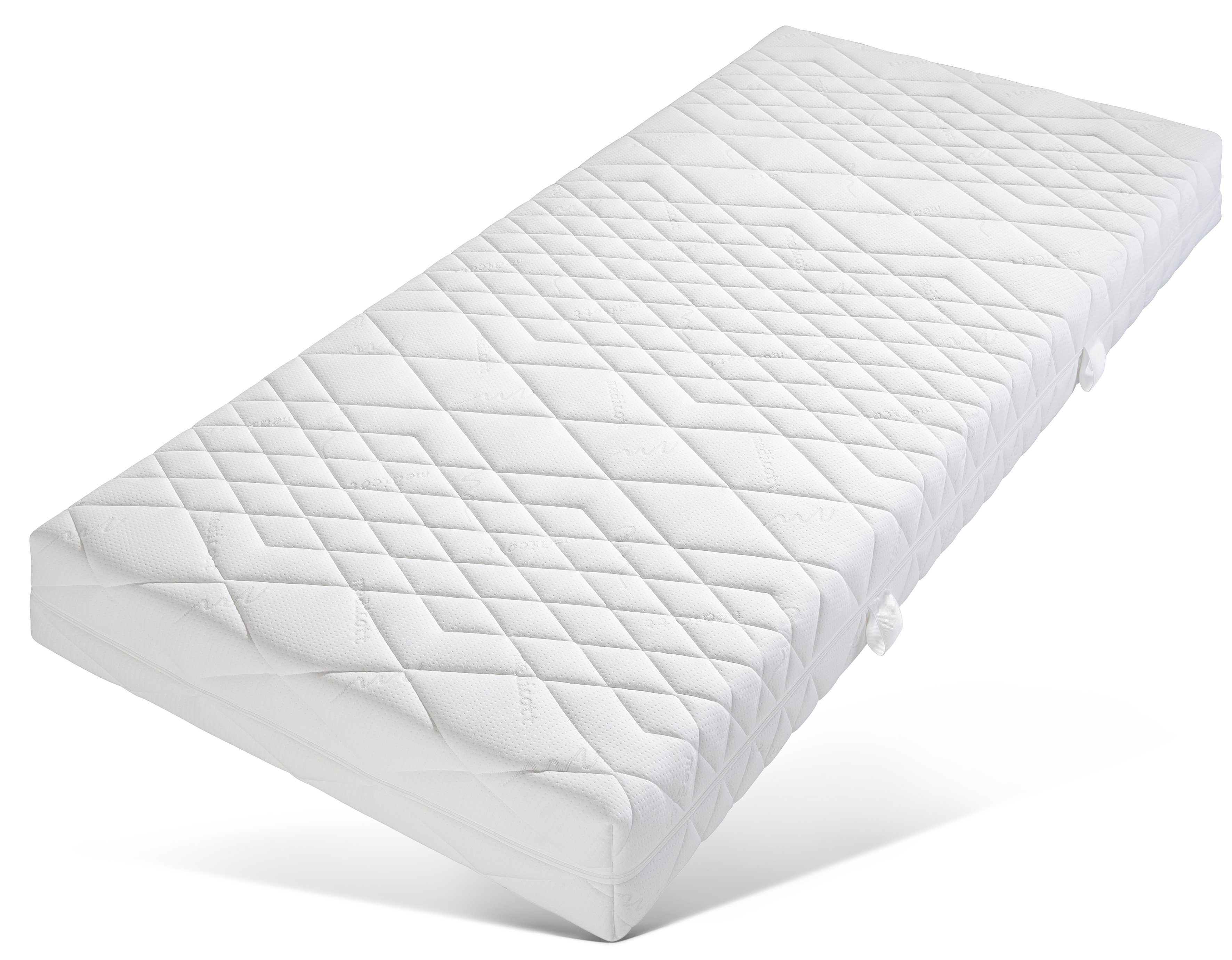Malie Pocketveringsmatras Lisa, 7 zones tonnenvering matras 90x200cm & andere maten, matras h2, h3, h4, h5 hoogte 22 cm