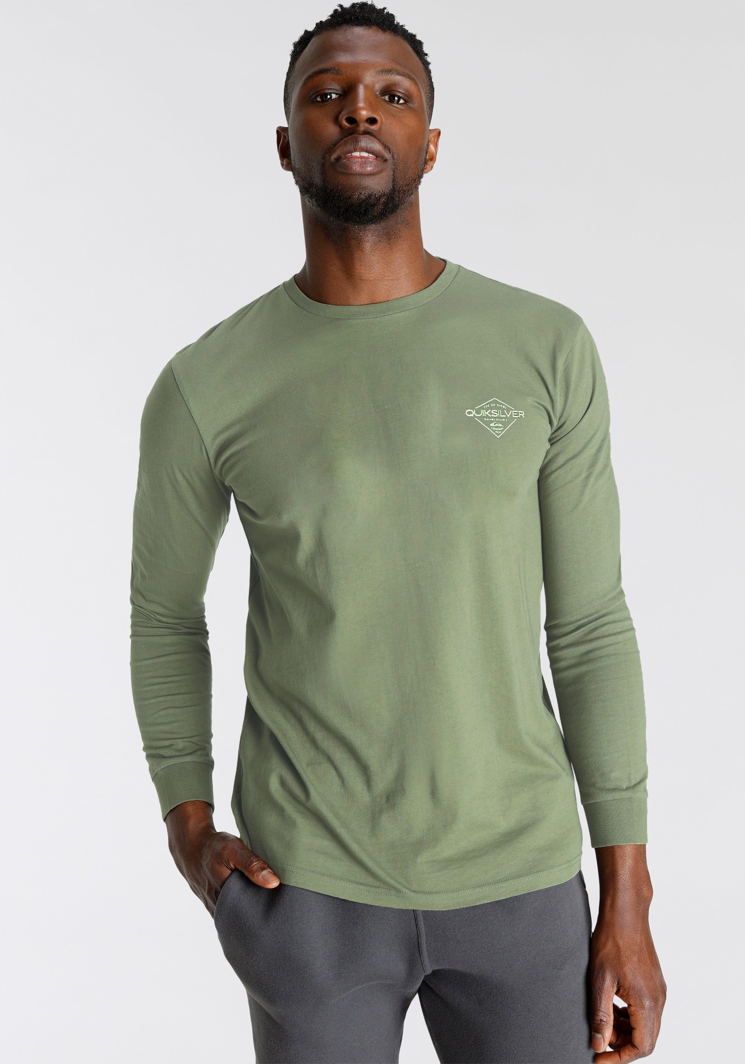 Quiksilver Shirt met lange mouwen DIAMONDS BEST LS TEE PACK3 YM (2-delig)