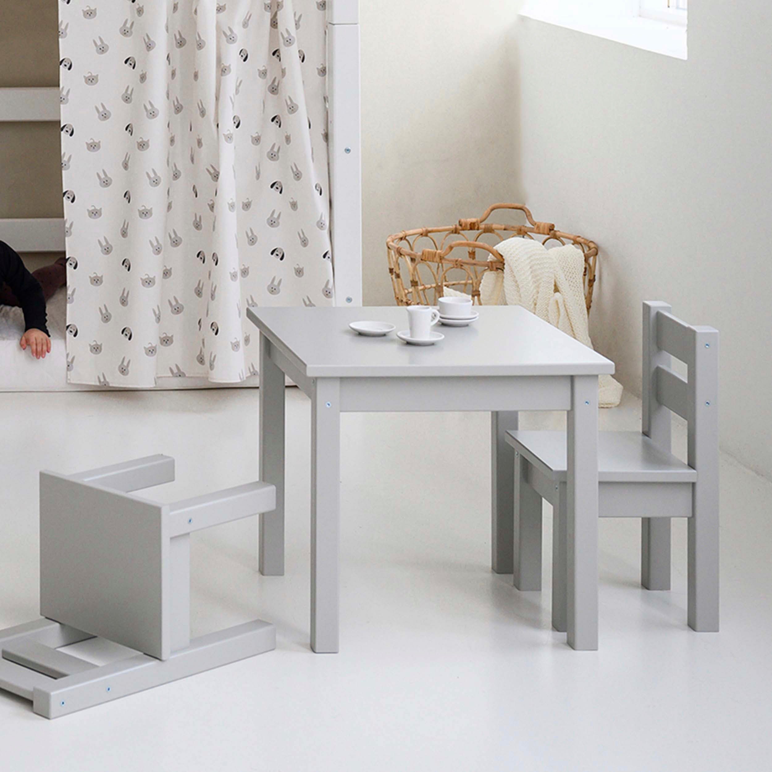 Hoppekids Kinderzithoek MADS kinderzithoek in vele kleuren, met twee stoelen (set, 3-delig)