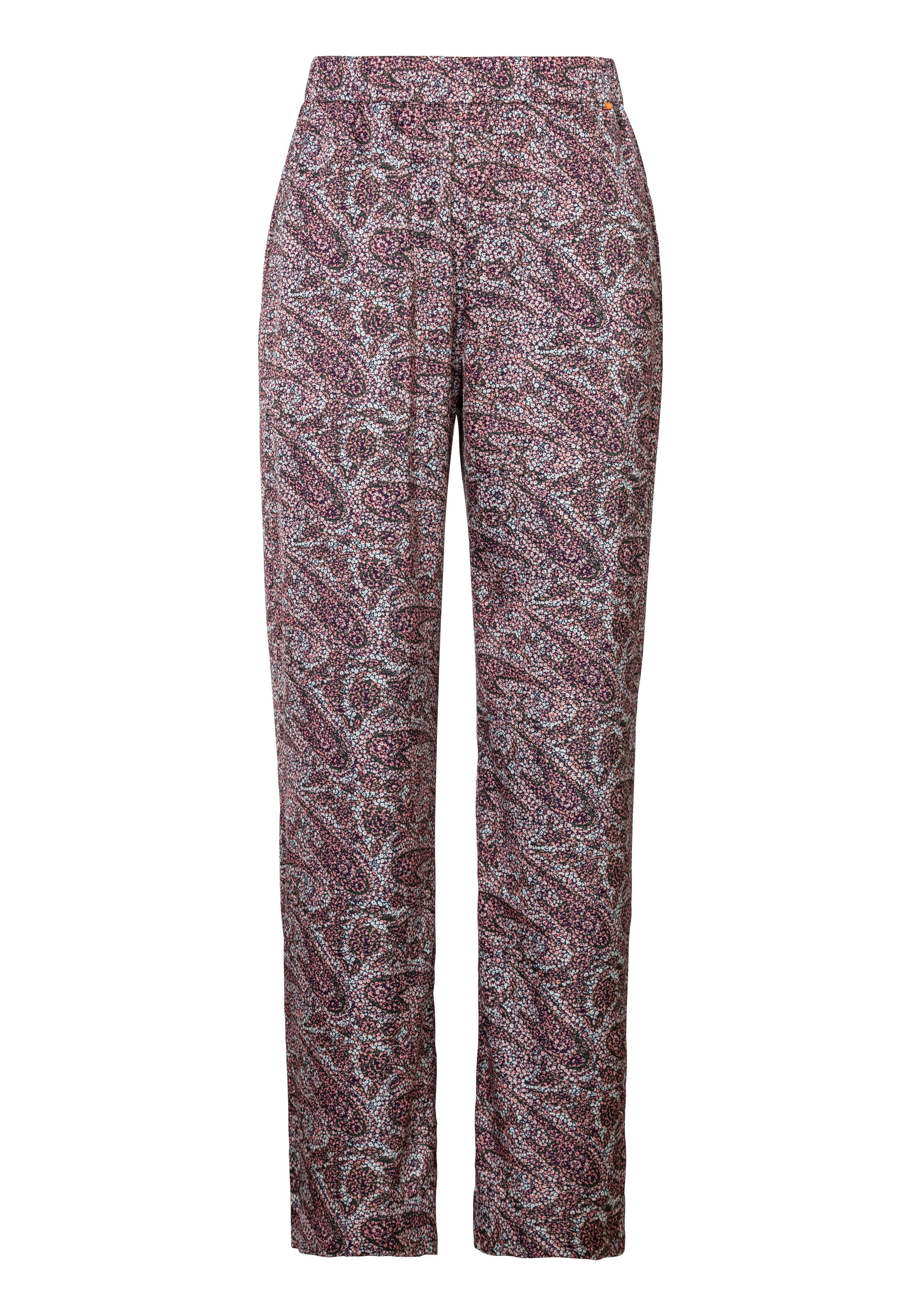 Boss Orange Geweven broek C_Teska met paisleymotief