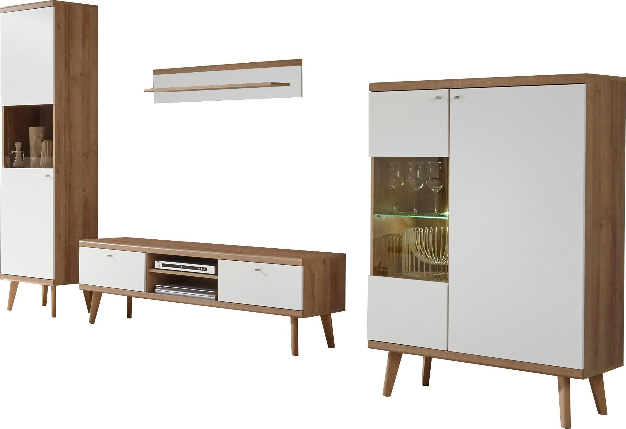 andas Wandmeubel MERLE uit de freundin home collection (set, 4-delig)