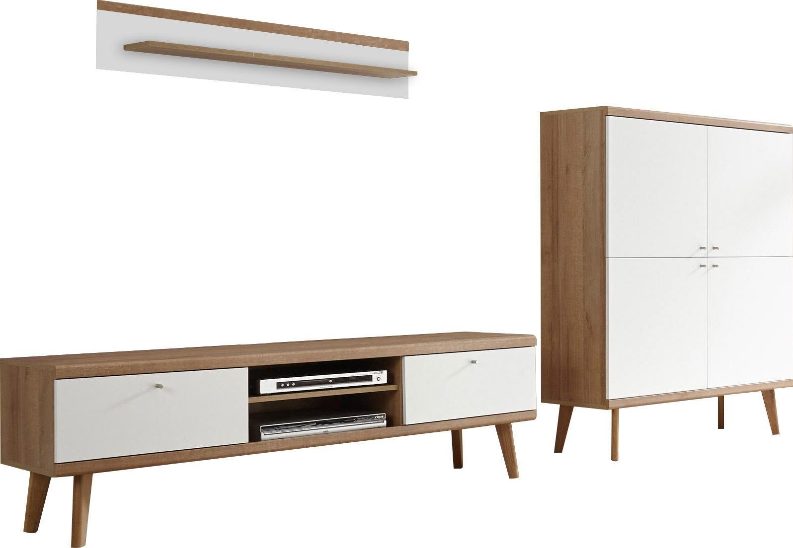 andas Wandmeubel MERLE uit de freundin home collection (set, 3-delig)