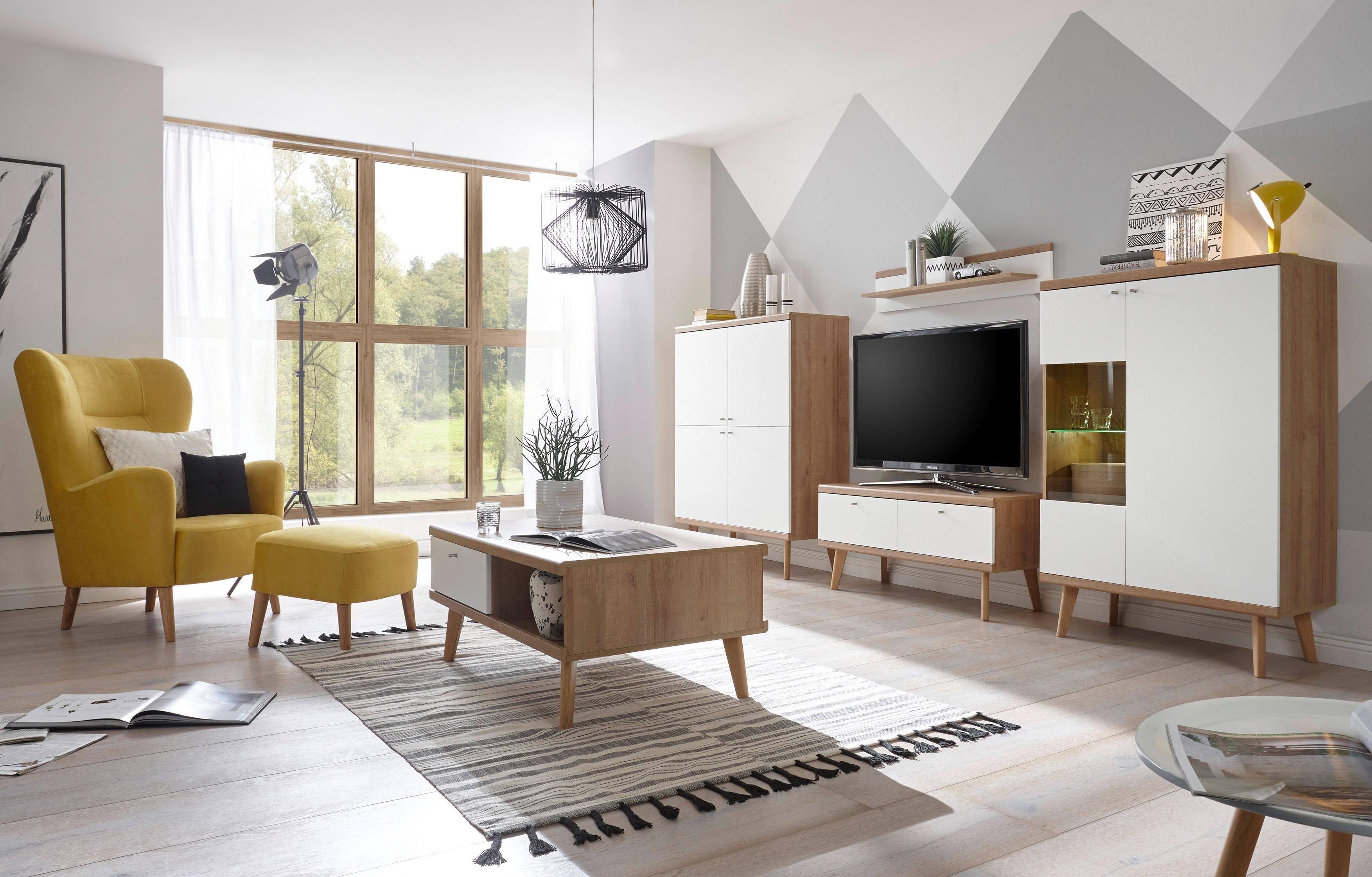 andas Wandmeubel MERLE uit de freundin home collection (set, 4-delig)