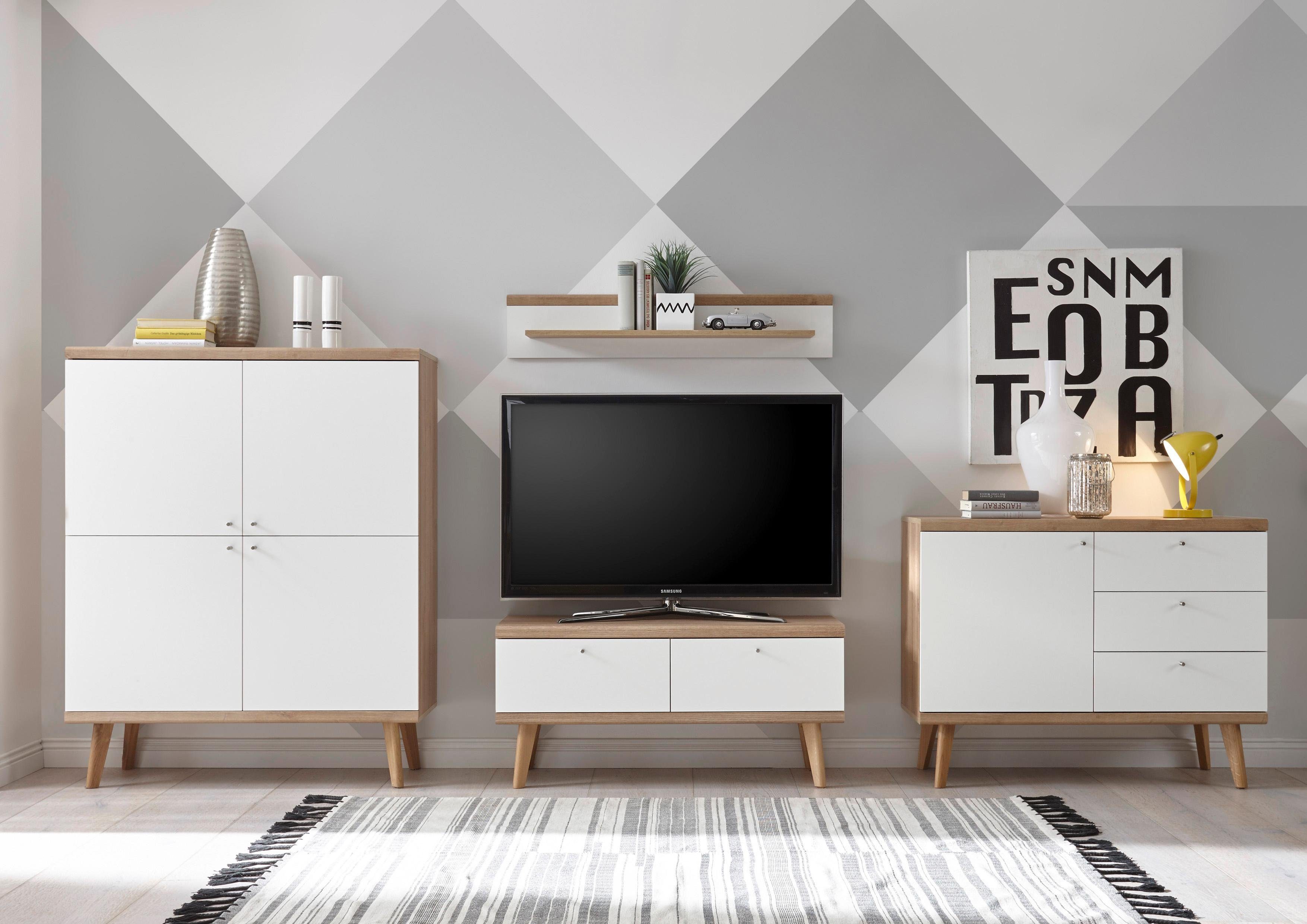 andas Wandmeubel MERLE uit de freundin home collection (set, 4-delig)