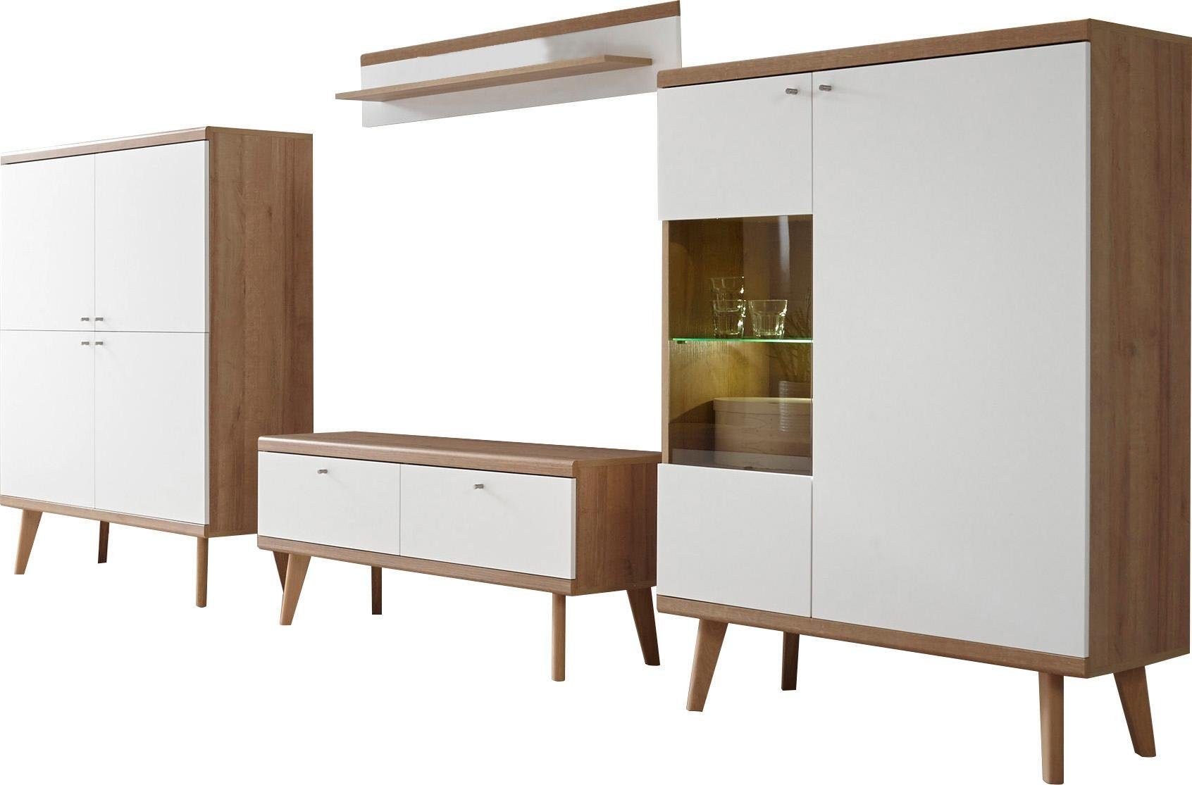 andas Wandmeubel MERLE uit de freundin home collection (set, 4-delig)