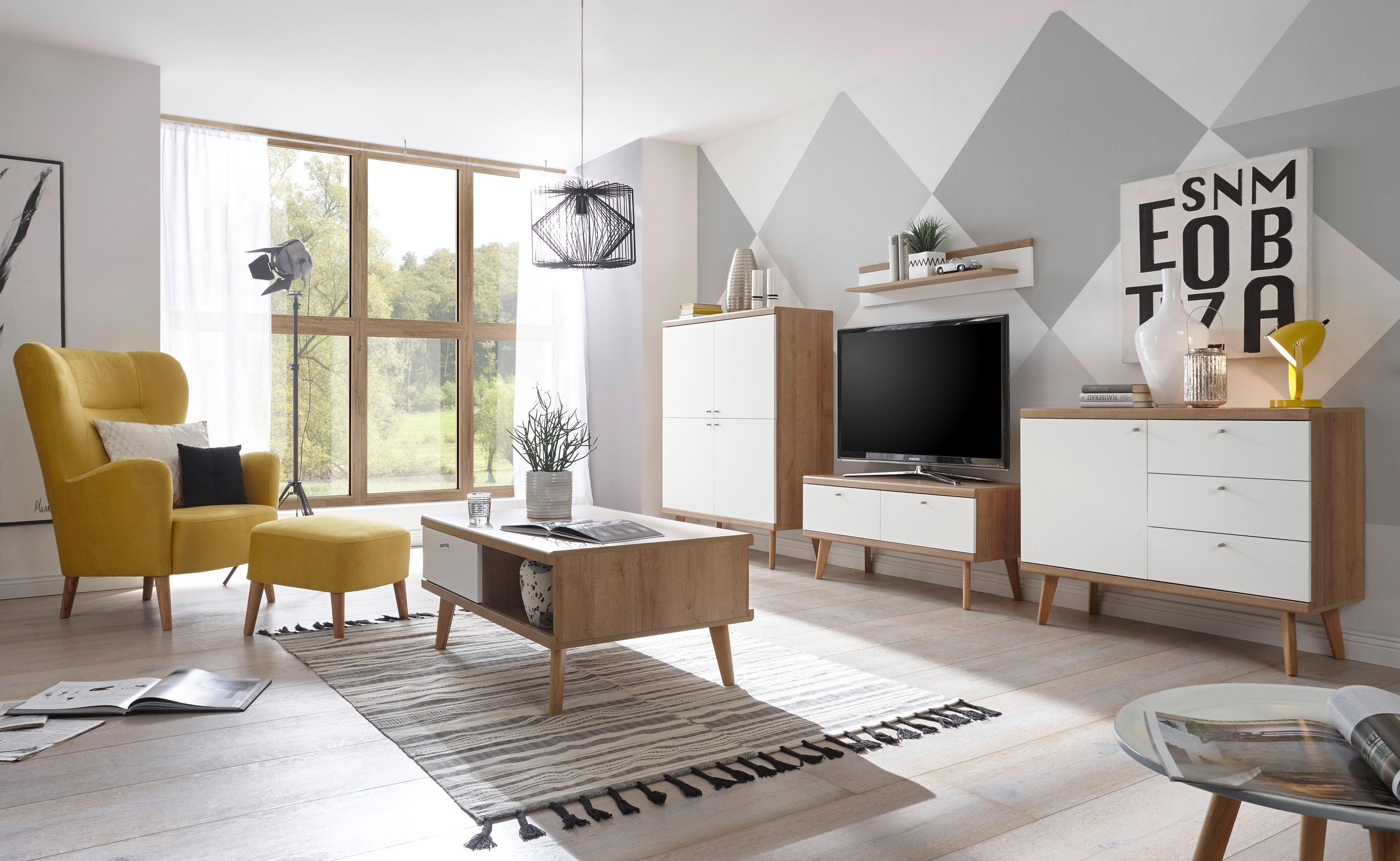 andas Wandmeubel MERLE uit de freundin home collection (set, 4-delig)