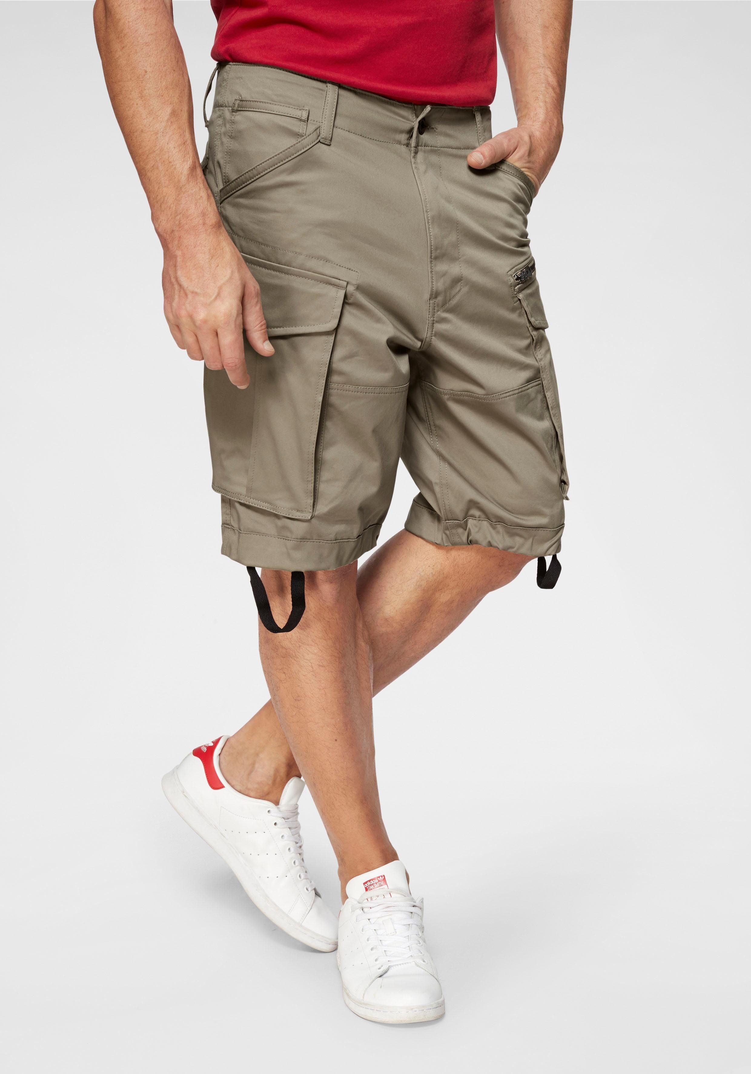 G-Star cargoshort Rovic zip loose 1-2 sage