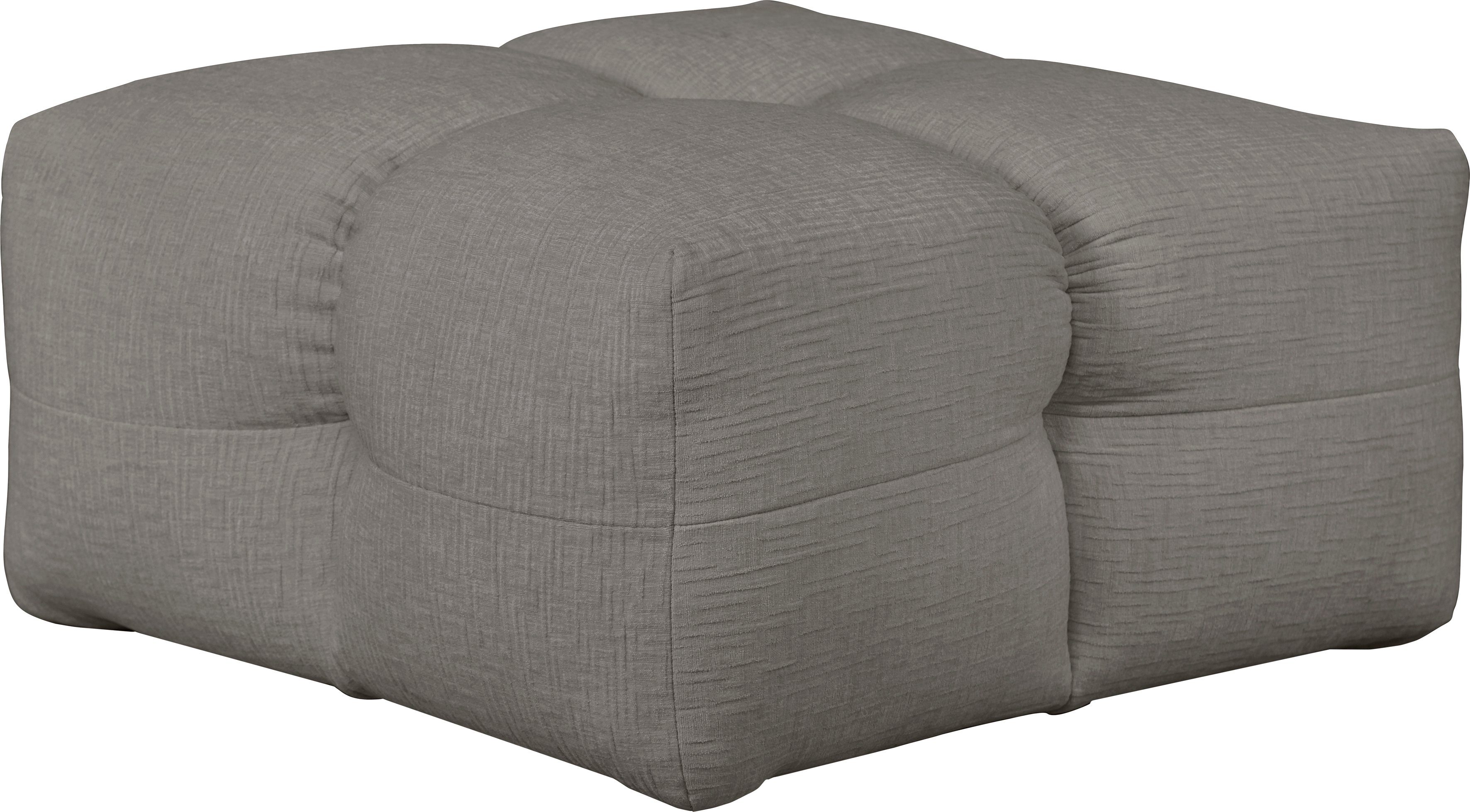 LeGer Home by Lena Gercke Hocker TALISHA zitpoef, moderne quilt, afmetingen: 84/93/43 cm