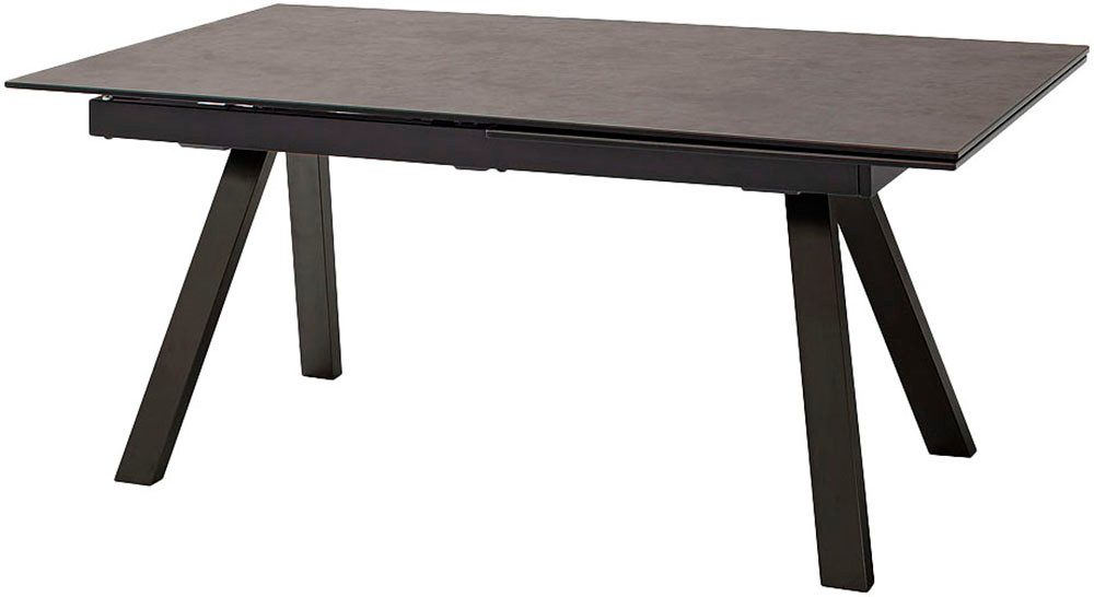 MCA furniture Eettafel TOBAGO uitschuiftafel 180-260 cm Keramiek, metaal, uitschuifbaar, tafelblad 13 mm