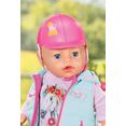 baby born poppenkleding deluxe reiter outfit, 43 cm (set, 8-delig) multicolor