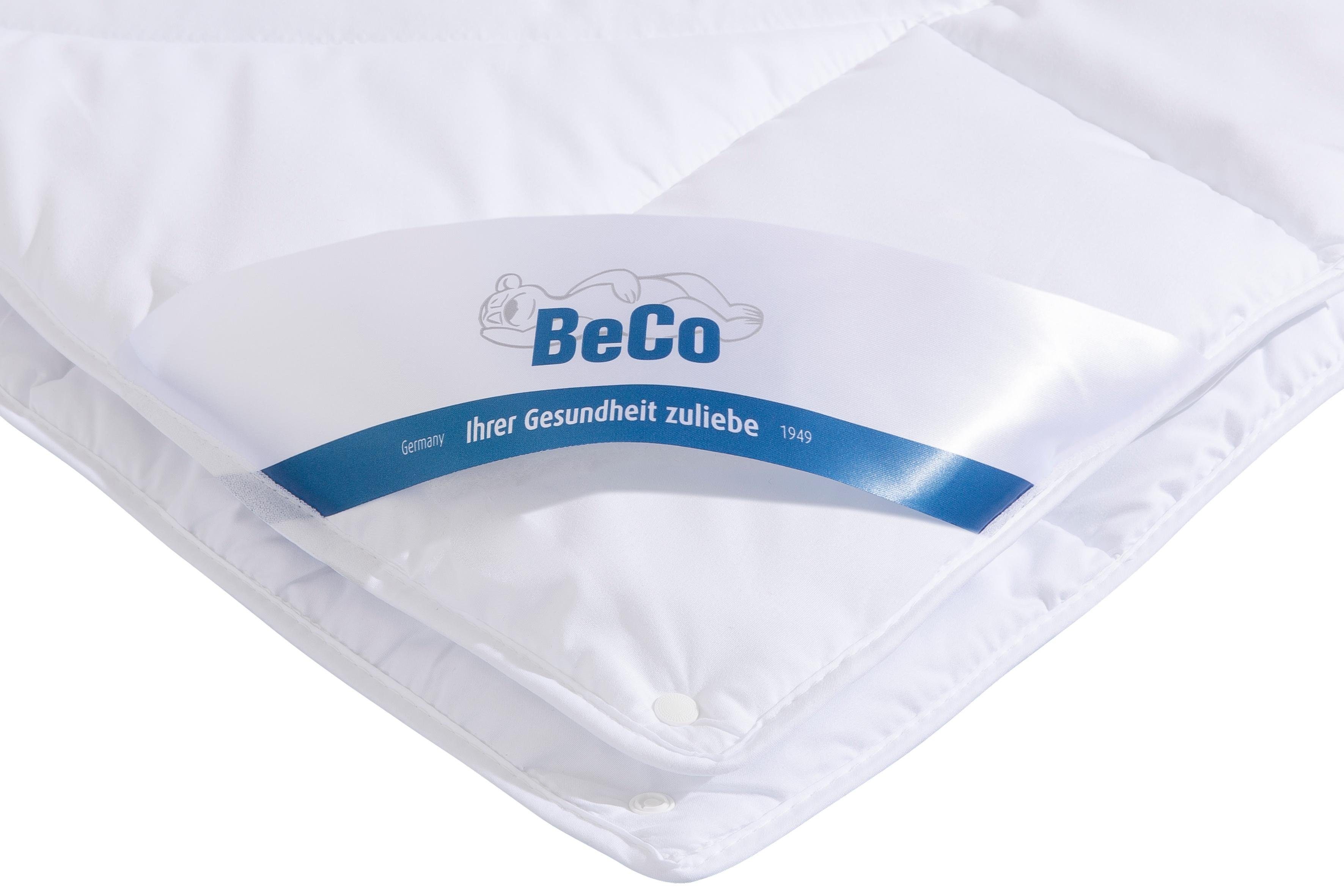 Beco Synthetisch dekbed Gregor, dekbedden voor zomer en winter, dekbed voor het hele jaar Dekbed 135 x 200 cm, geschikt voor mensen met allergie (huisstofmijtallergie) Licht