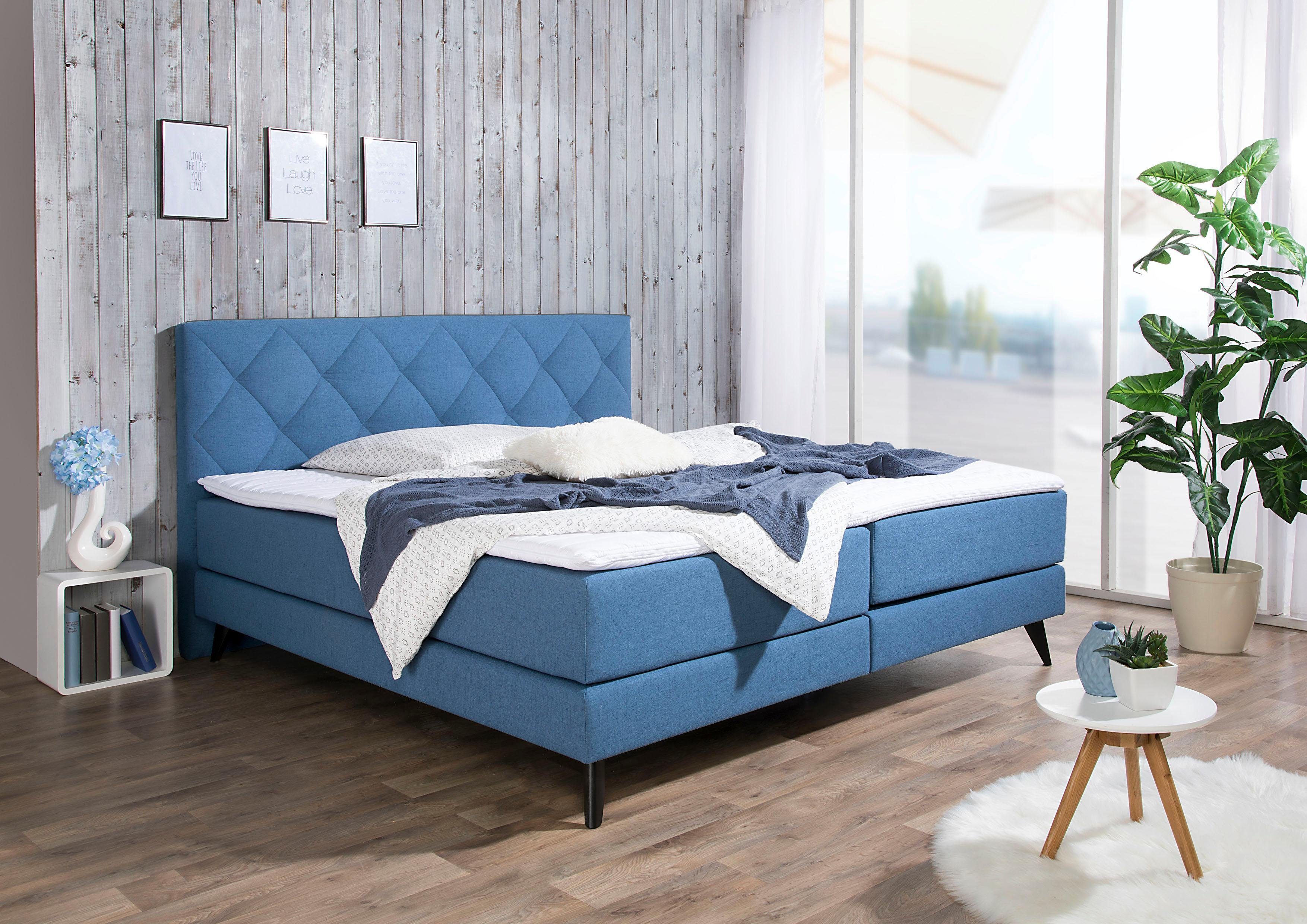 Maintal Boxspring boxsprings blauw