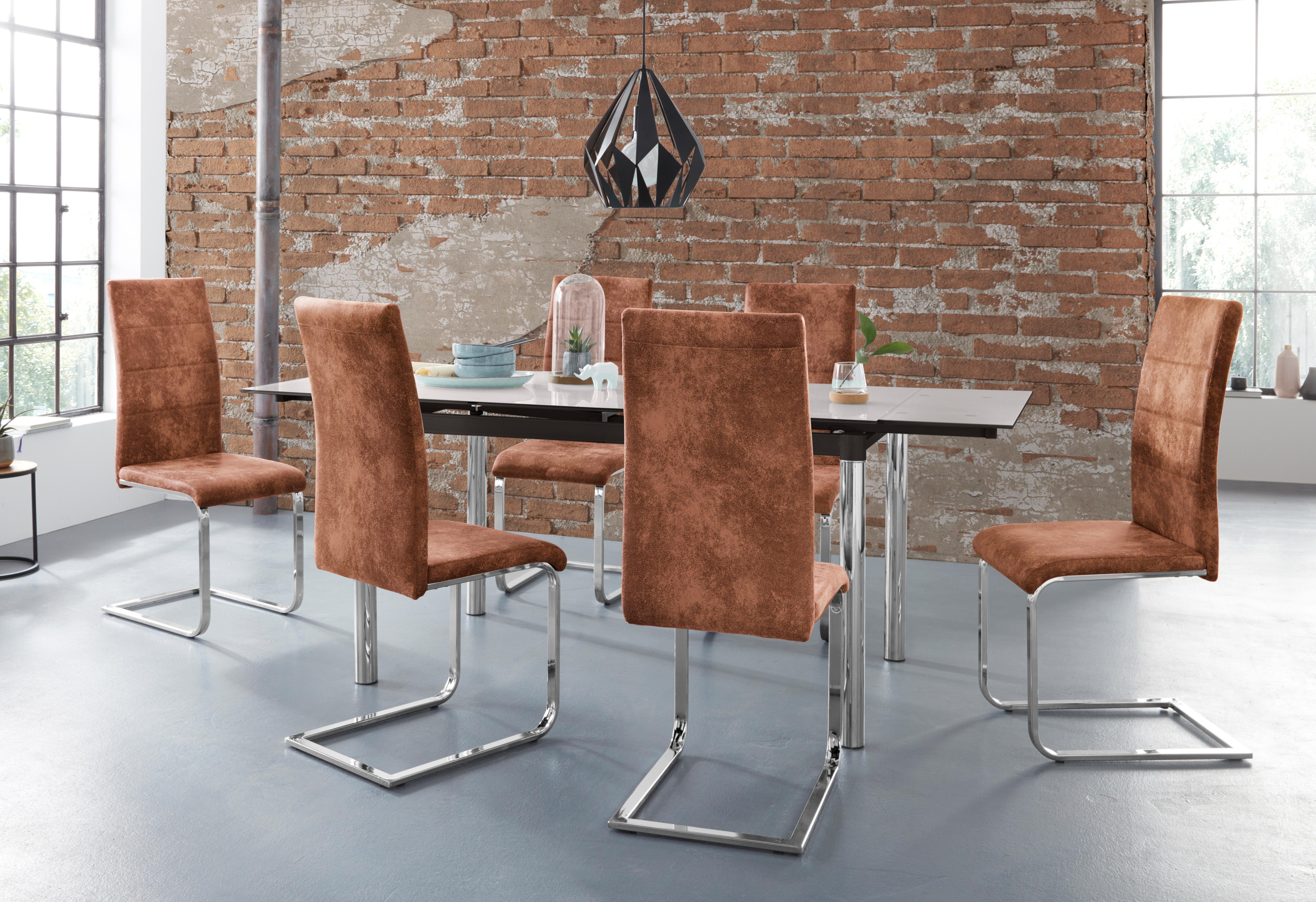 INOSIGN Eethoek Nelson/Cosy 4 stoelen, tafel uittrekbaar, breedte 140-200 cm (set, 5-delig) online bestellen | OTTO