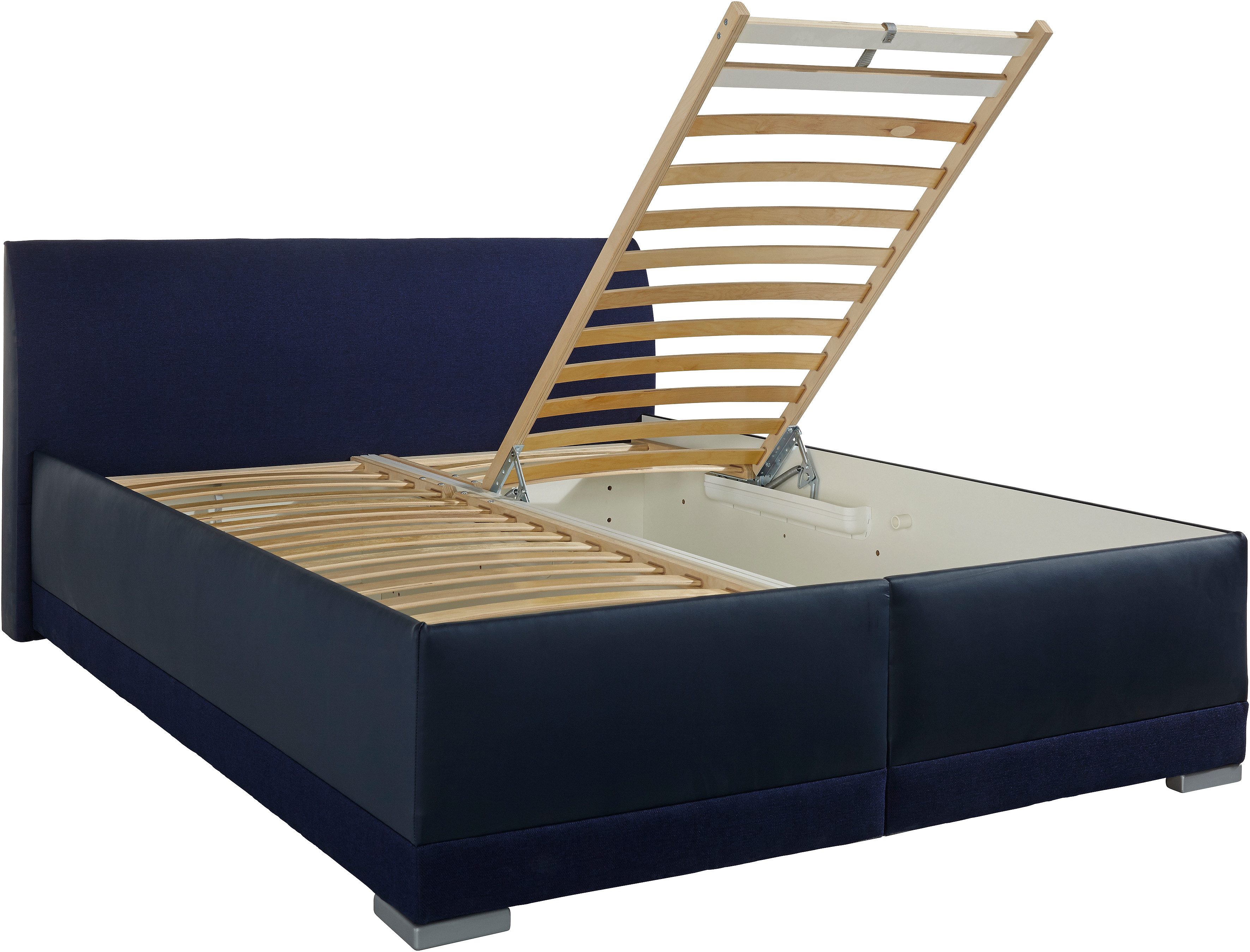 Maintal Gestoffeerd bed Makana met bedlade, ook beschikbaar in h4