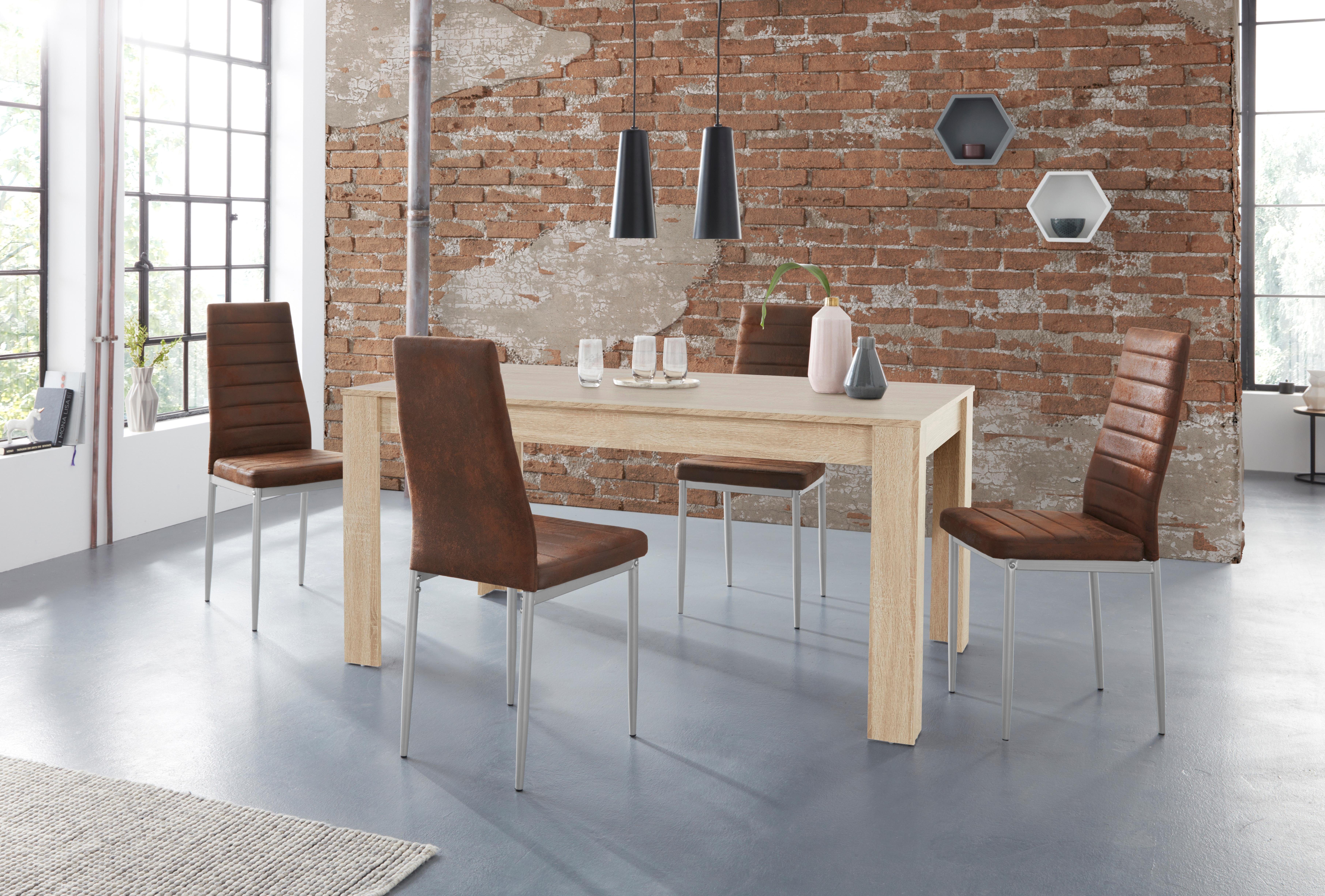 my home Eethoek Lynn160-Kate Tafel met 4 stoelen (set, 5-delig)