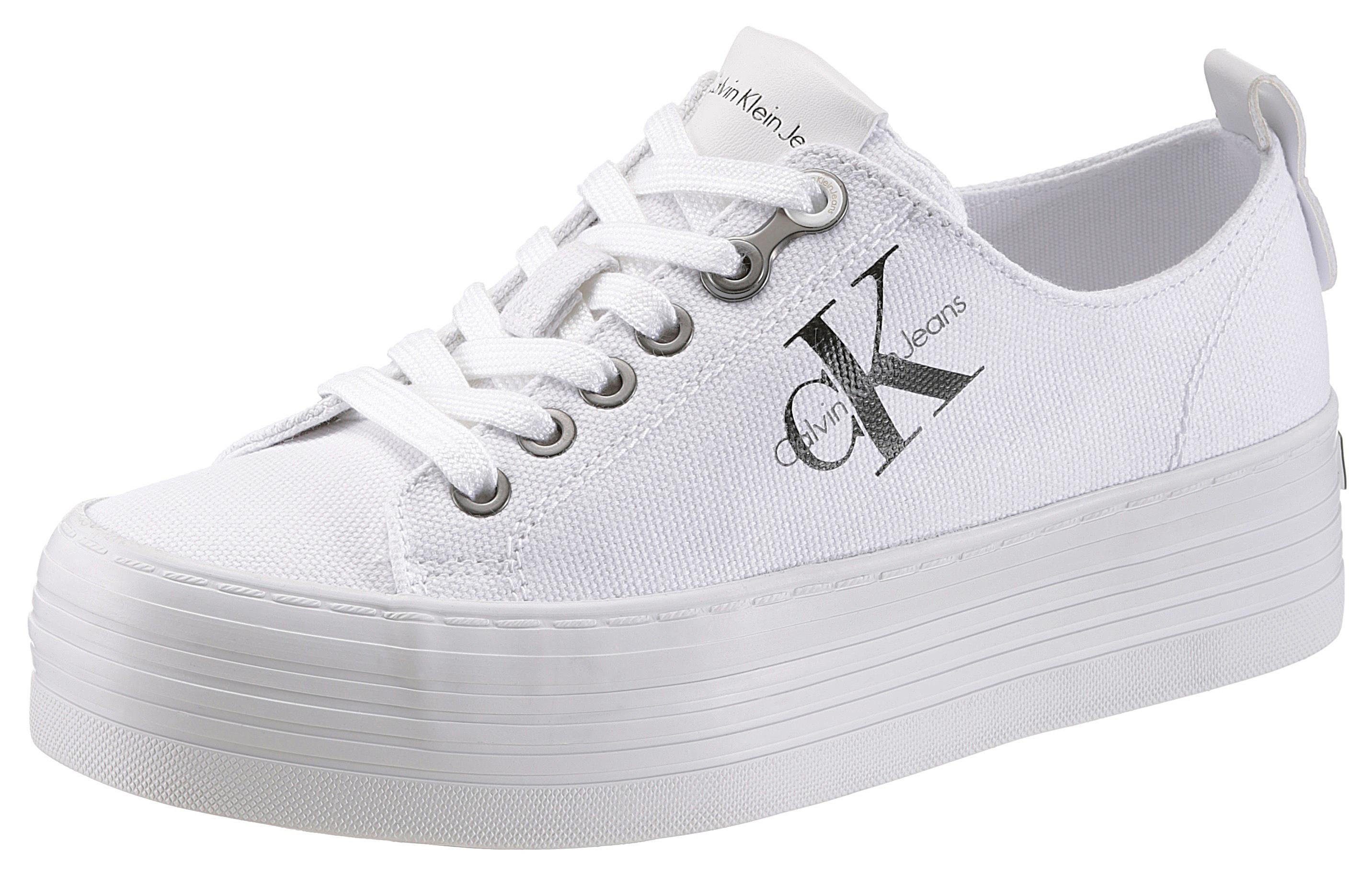 Calvin Klein NU 21% KORTING: plateausneakers Zolah