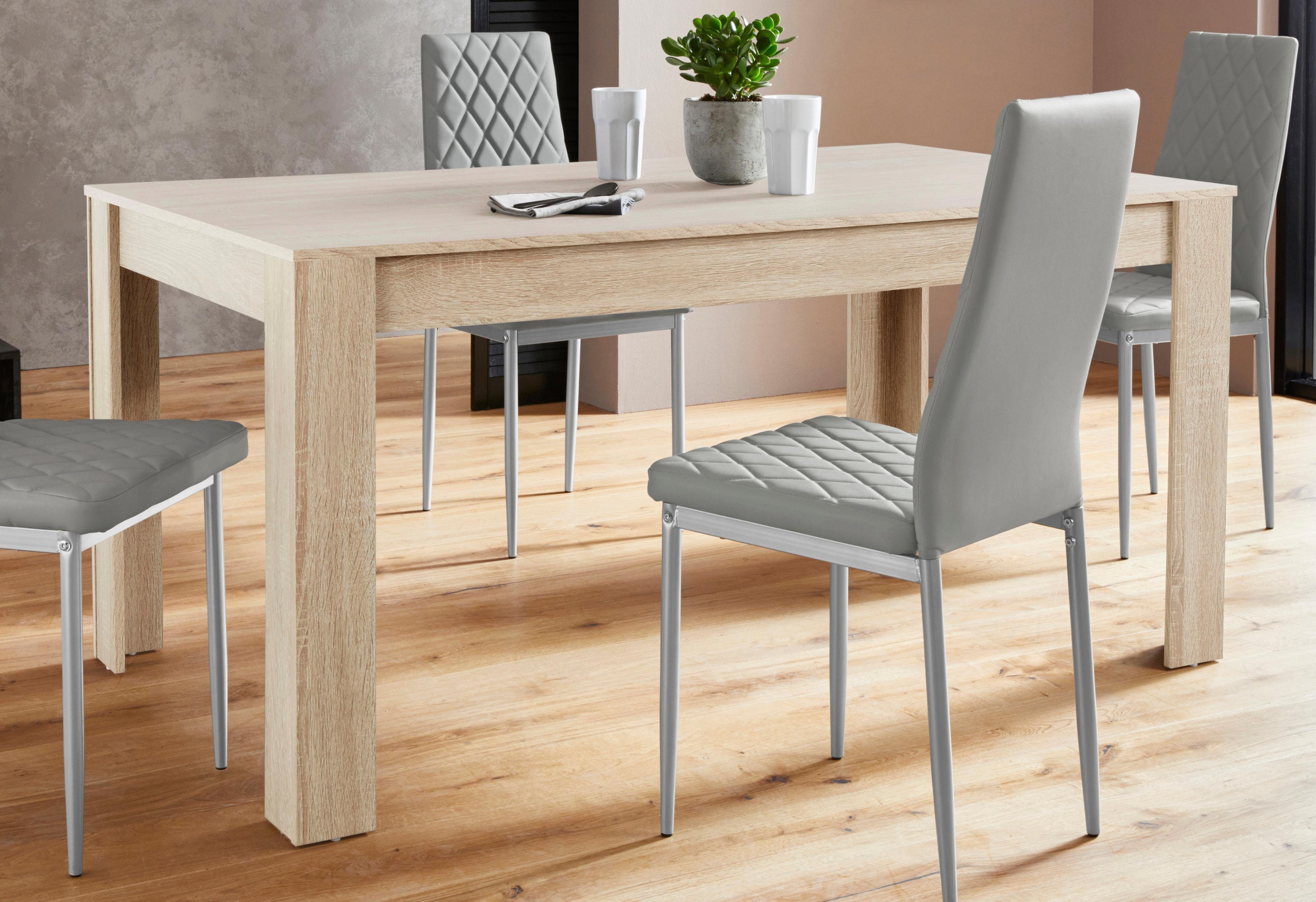 INOSIGN Eettafel Meigh, TOPSELLER! van houtmateriaal, breedte 160 cm