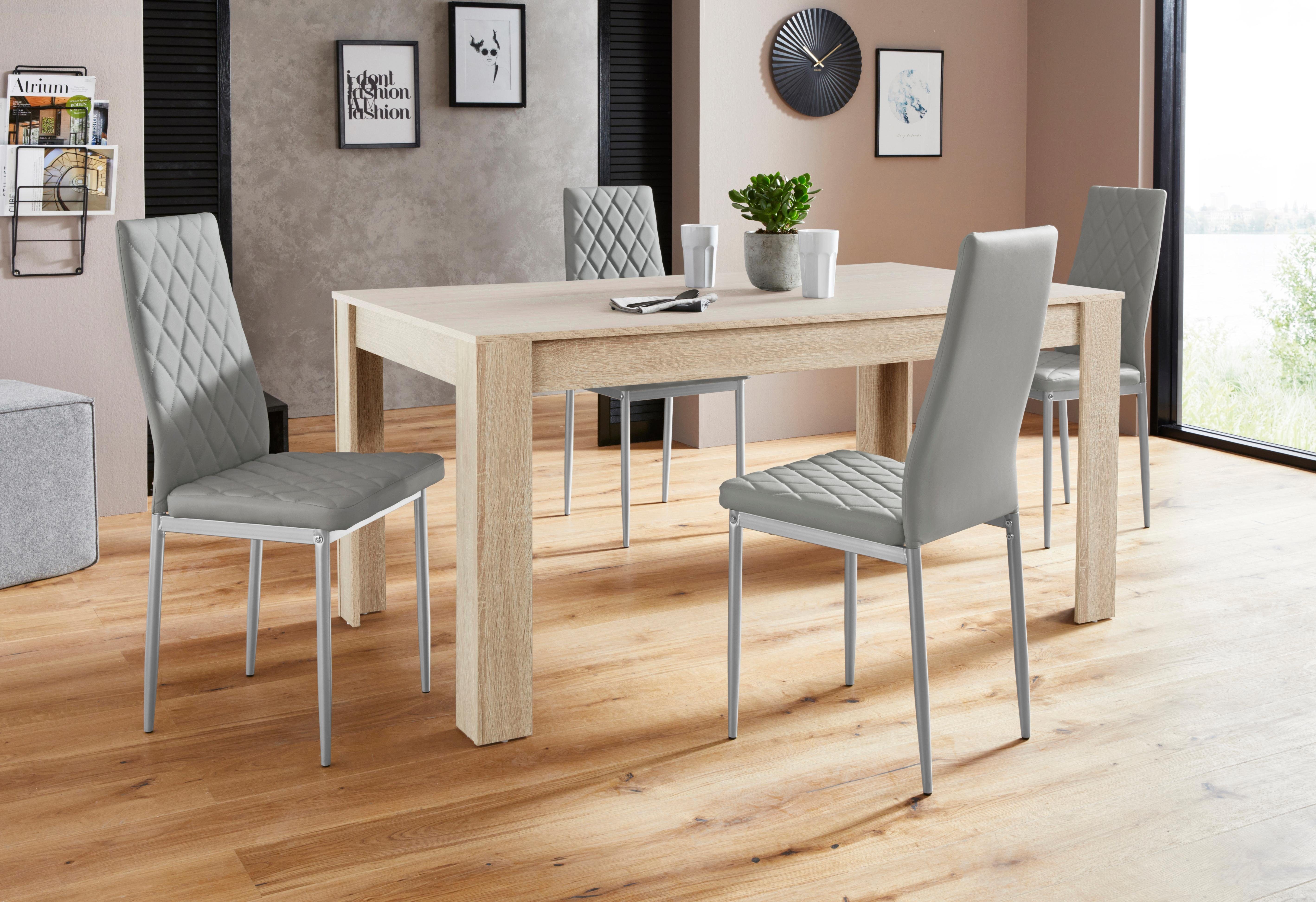 Eethoek »Lynn160/Brooke«, tafel met 4 stoelen? Bestel nu bij OTTO