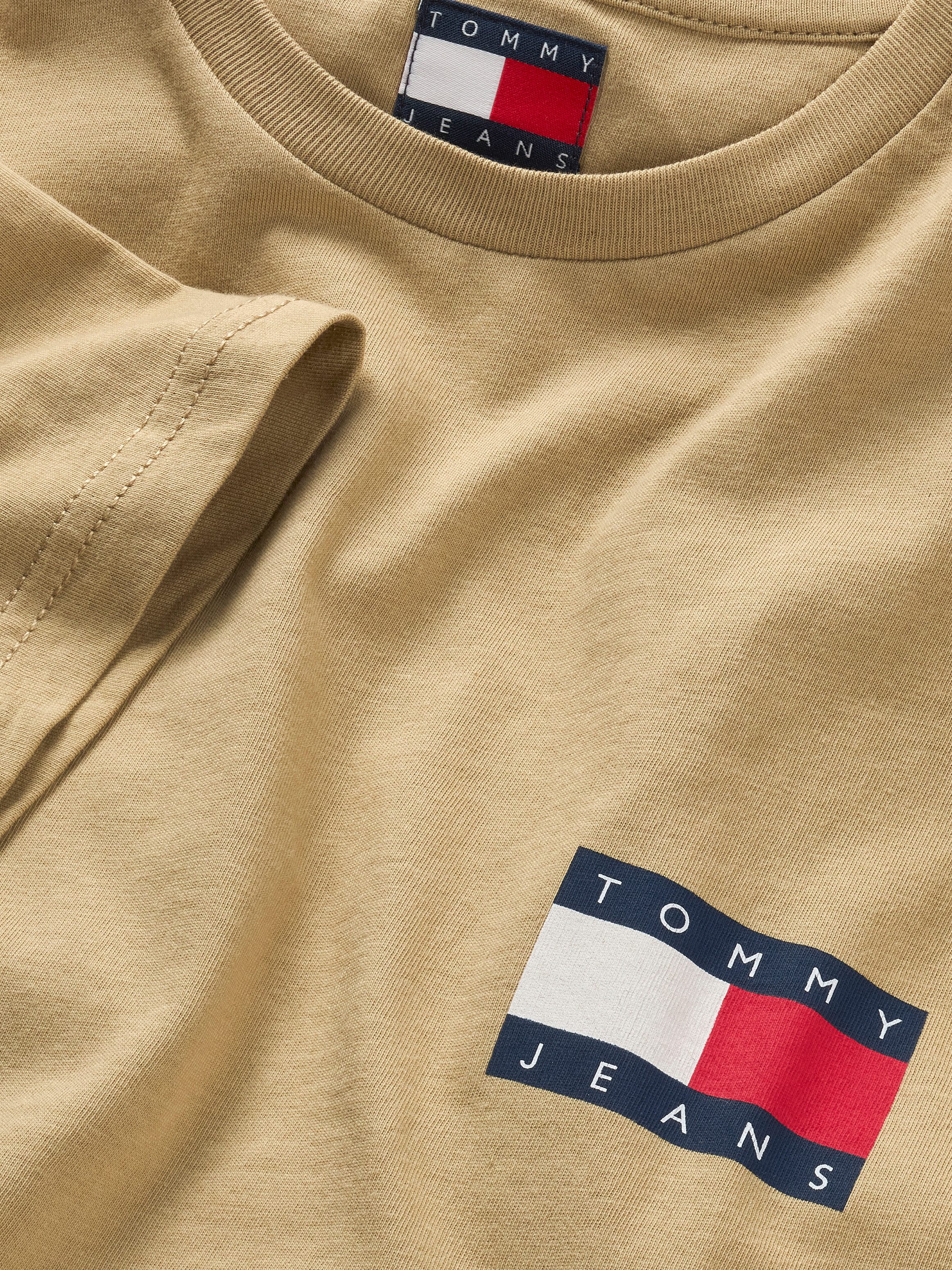 TOMMY JEANS T-shirt TJM SLIM ESSENTIAL FLAG TEE EXT