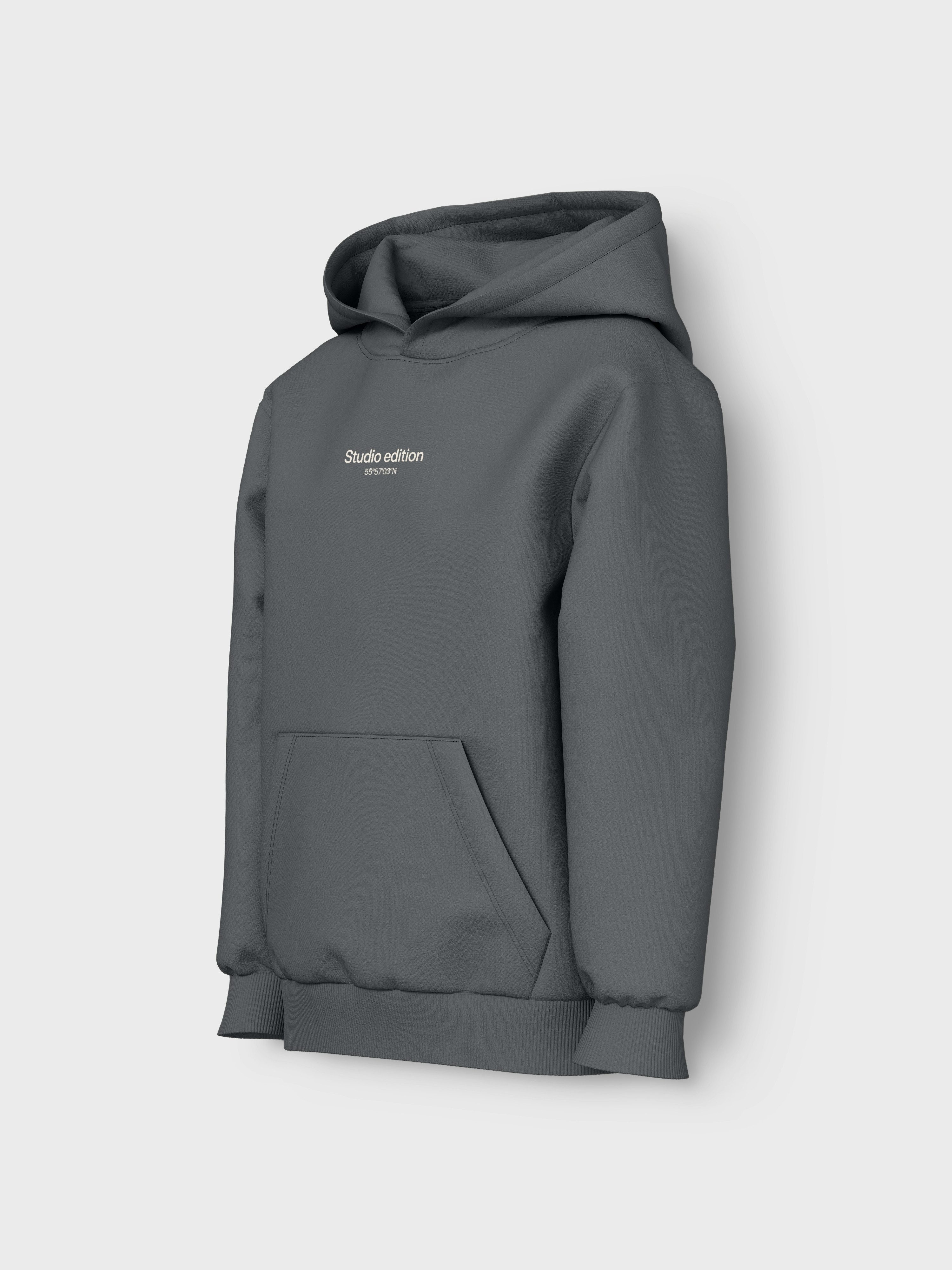 Name It Sweatshirt NKMBRODY LS NREG SWEAT WH BRU NOOS