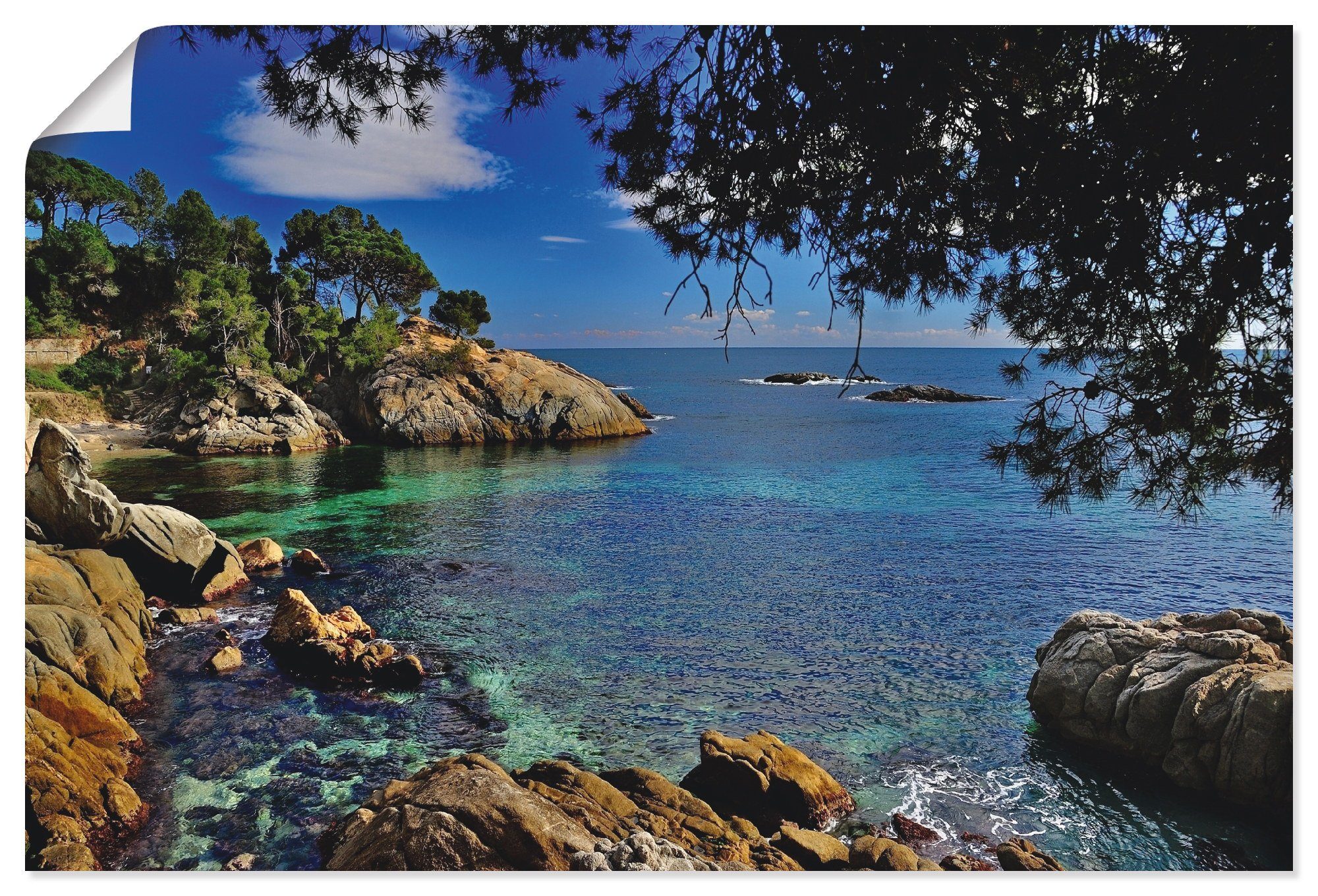 Artland artprint Bucht an der Costa Brava